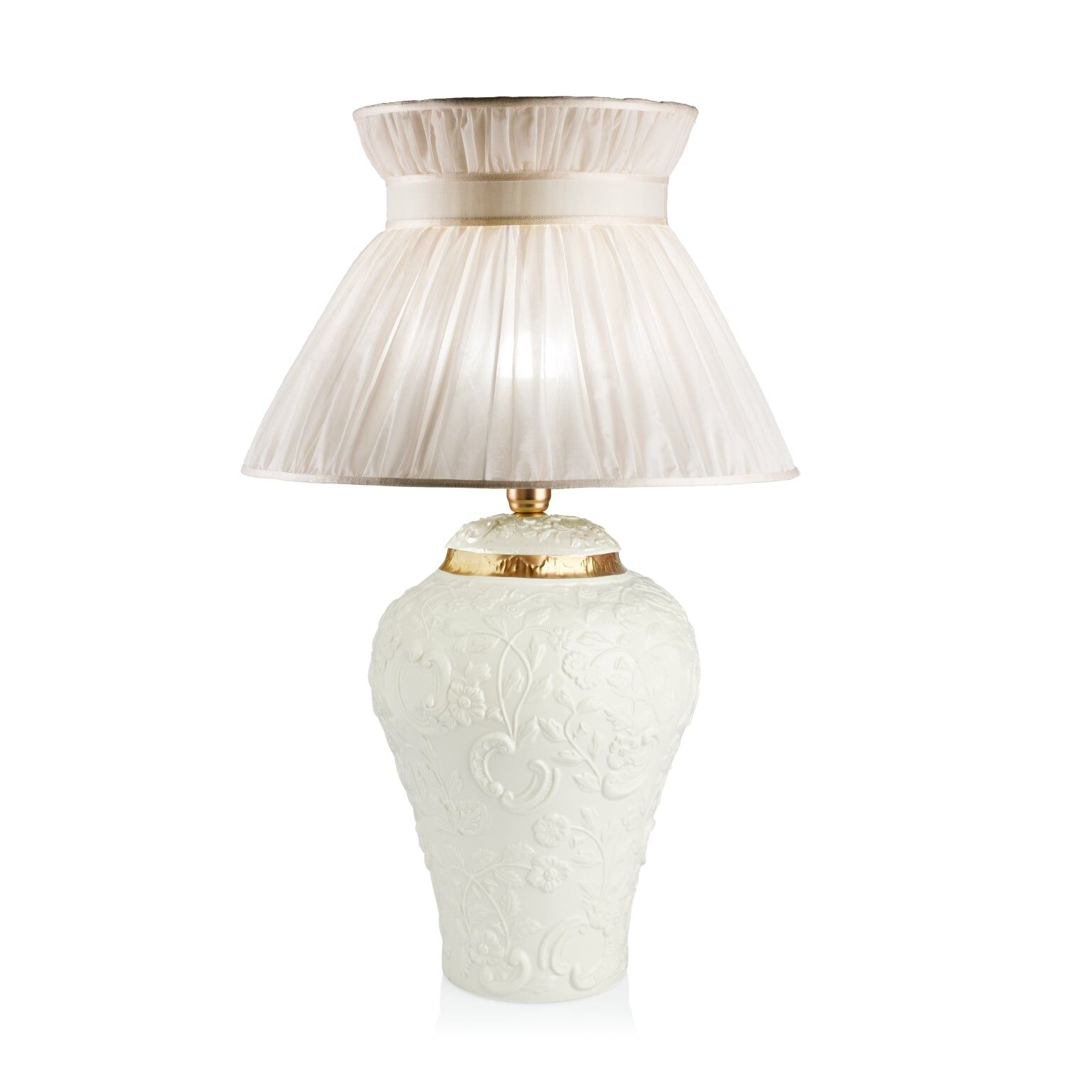 Table lamps Taormina Table Lamp - White & Gold — Villari, collection Свет