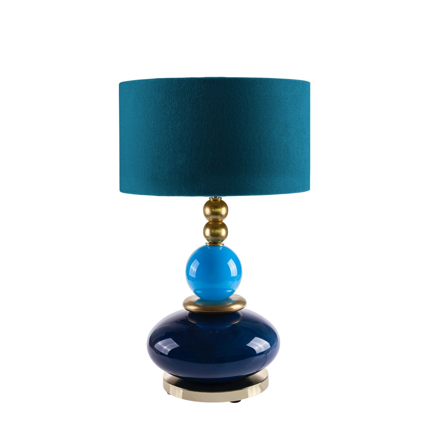 Table lamps Violette Small Table Lamp - Blue & Gold — Villari, collection Свет