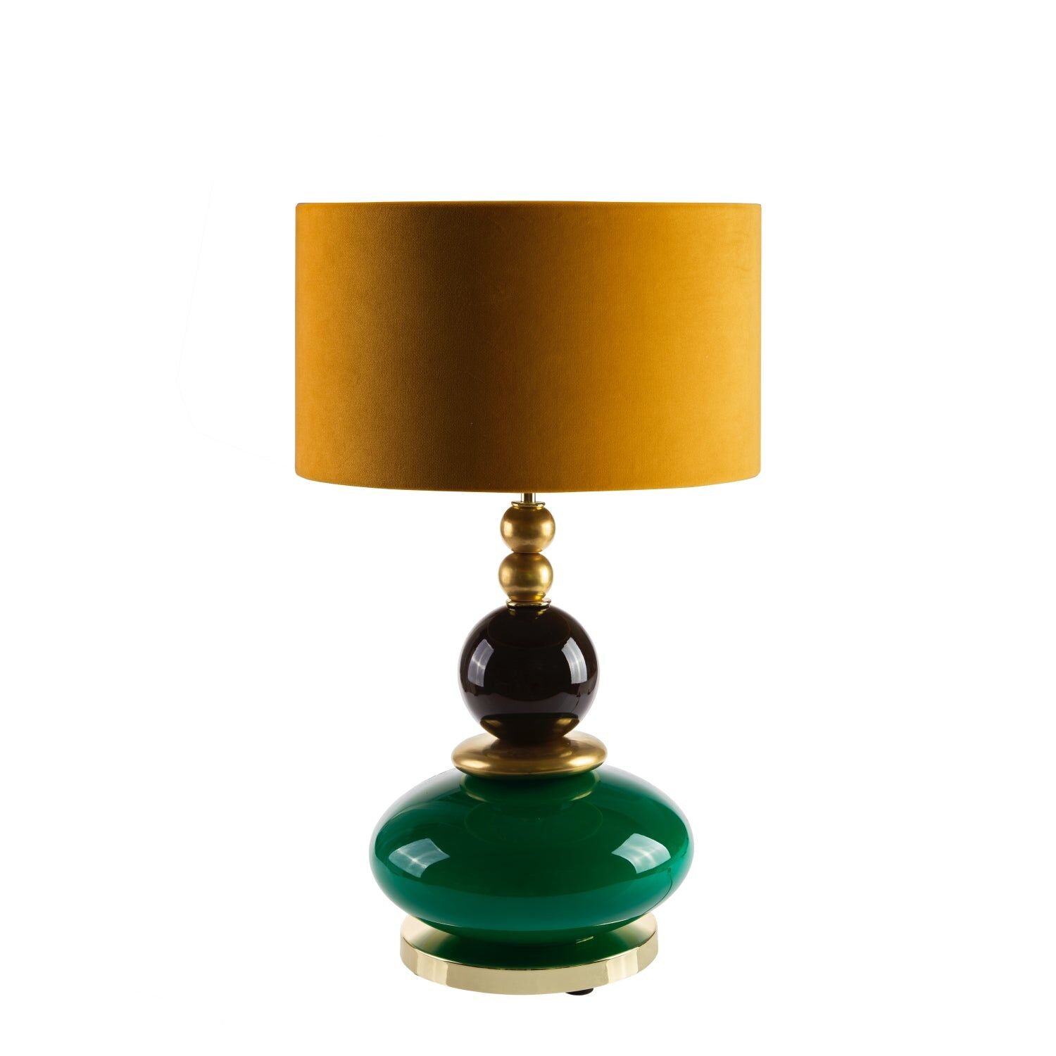 Table lamps Violette Small Table Lamp - Green & Gold — Villari, collection Свет