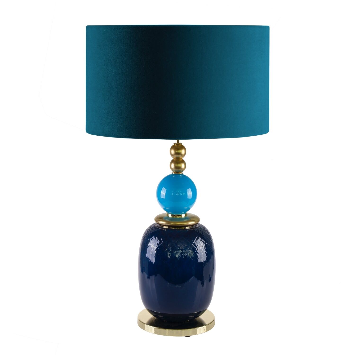 Table lamps Violette Table Lamp - Blue & Gold — Villari, collection Свет