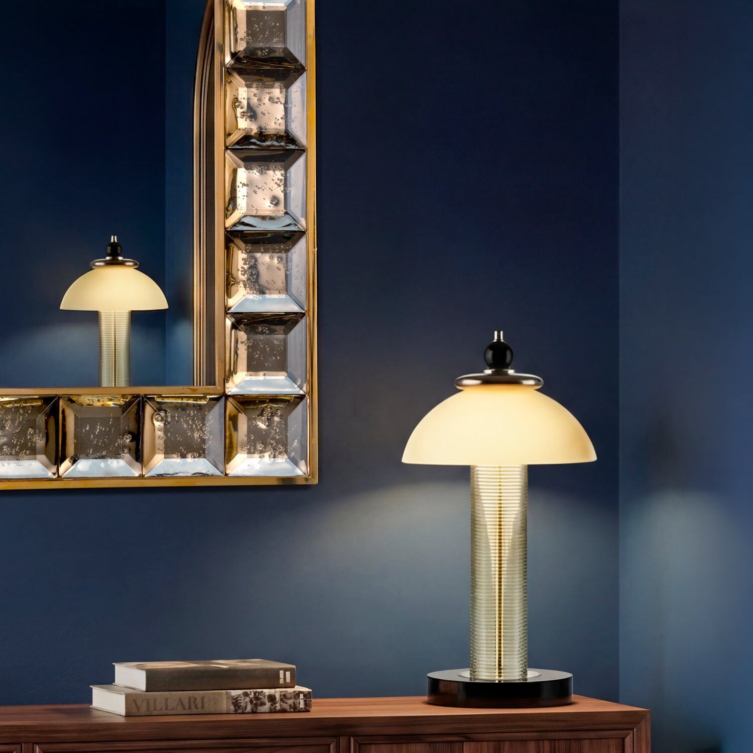 Настольная лампа Vulcano Table Lamp - Tabacco — Villari, кадр 2