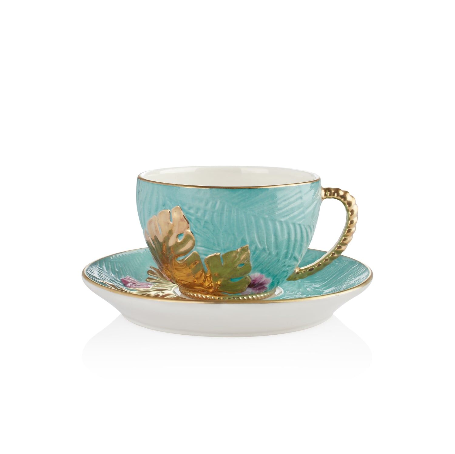 Посуда Acapulco Coffee Cup & Saucer - Aquamarine — Villari, коллекция Посуда