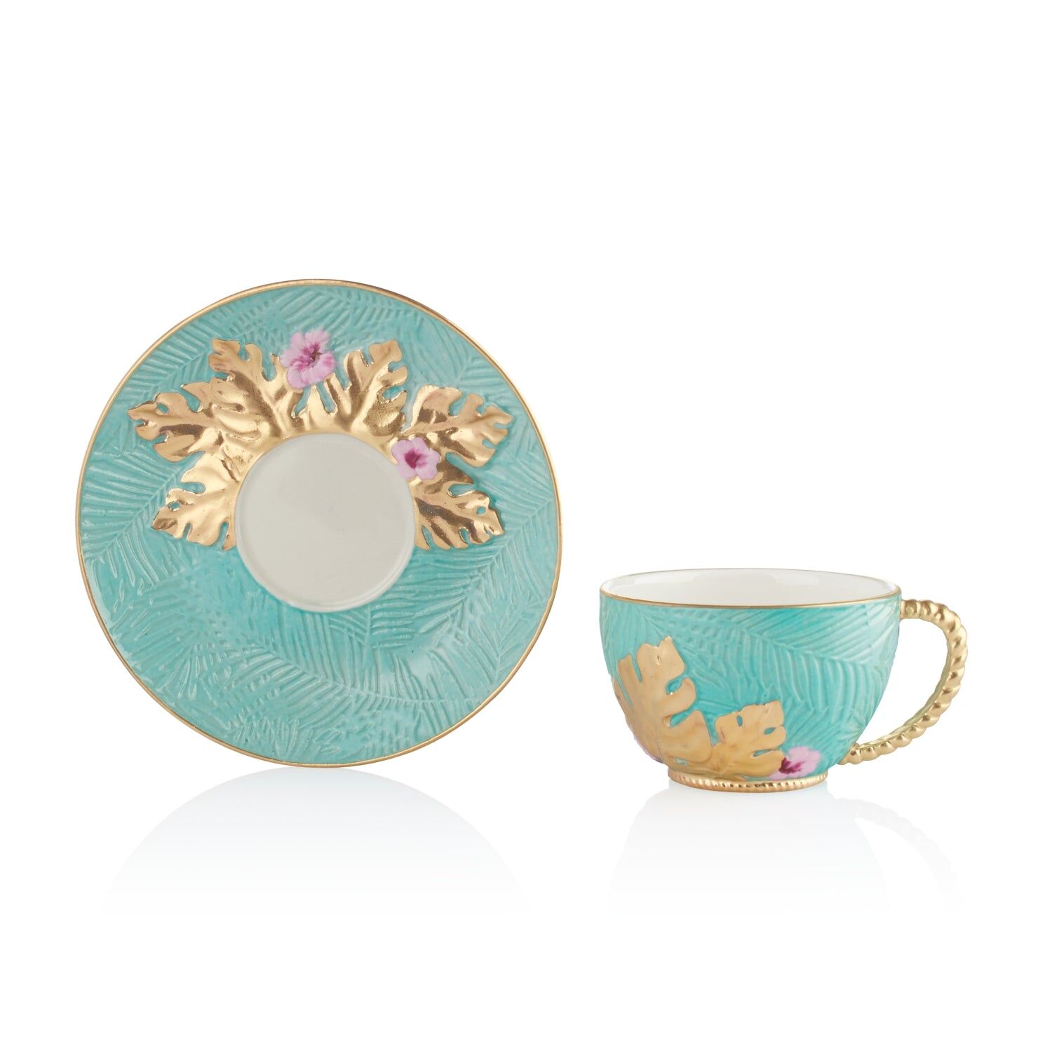 Посуда Acapulco Coffee Cup & Saucer - Aquamarine — Villari, кадр 2