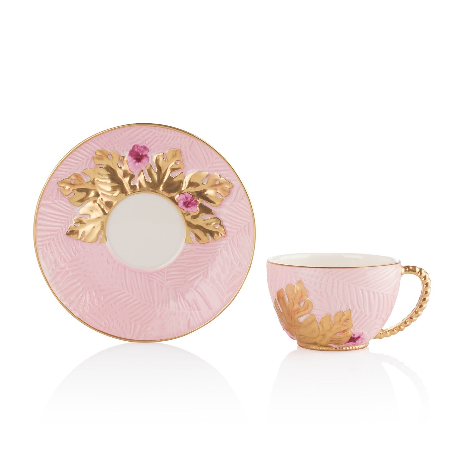 Посуда Acapulco Coffee Cup & Saucer - Pink — Villari, кадр 2