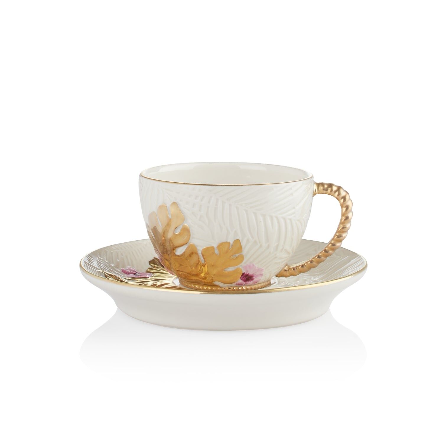Посуда Acapulco Coffee Cup & Saucer - White — Villari, коллекция Посуда
