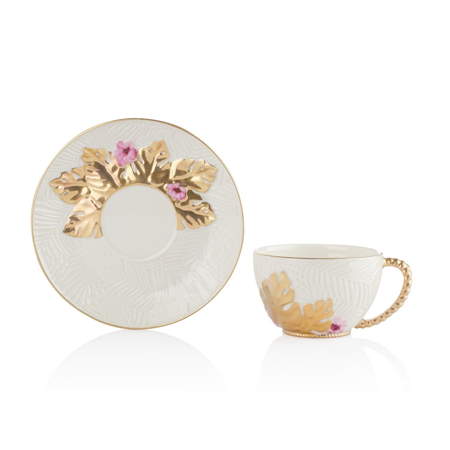 Посуда Acapulco Coffee Cup & Saucer - White — Villari, кадр 2
