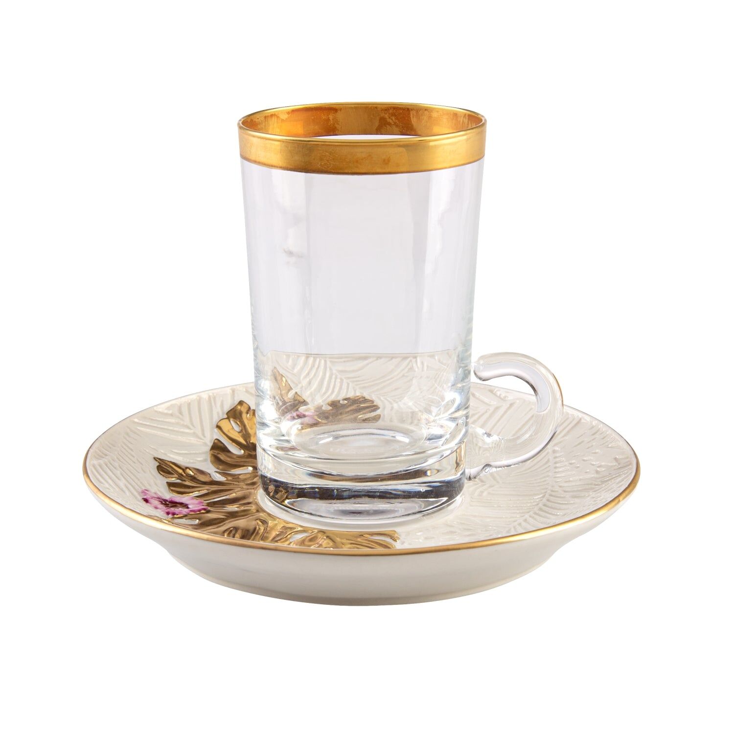 Посуда Acapulco Green Tea Cup & Saucer - White — Villari, коллекция Посуда