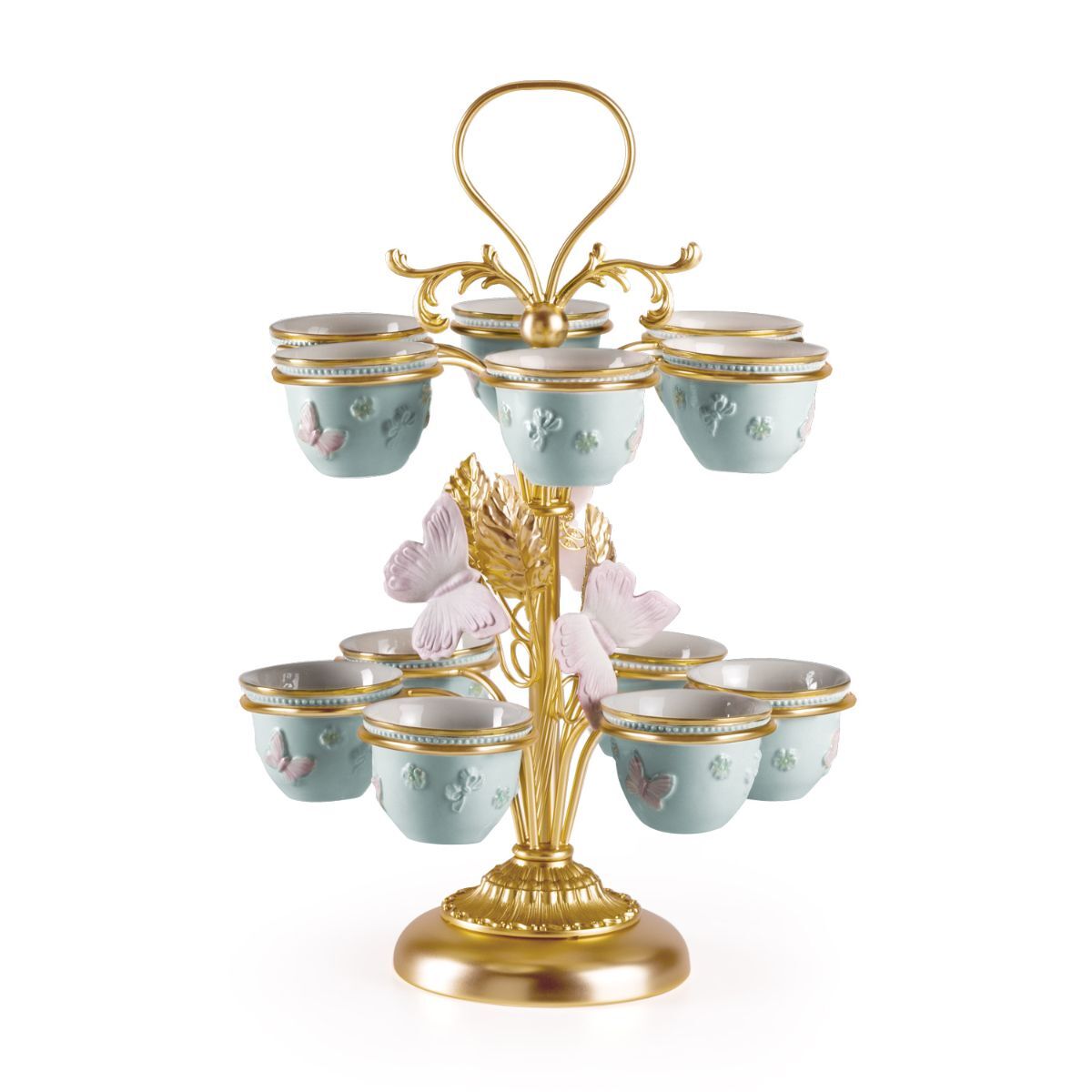 Посуда Butterfly Aquamarine Arabic Coffee Cup Holder — Villari, коллекция Посуда
