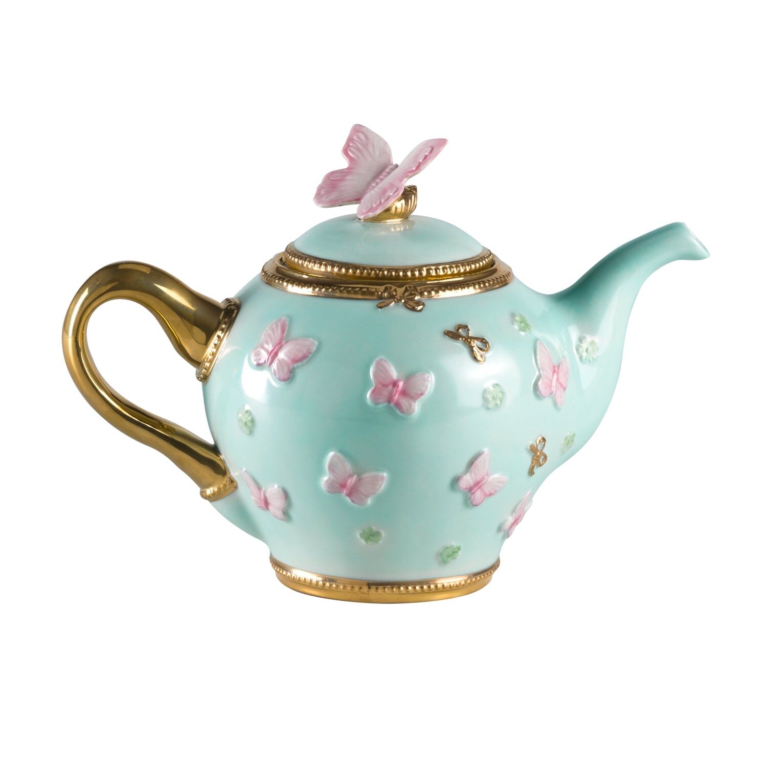 Посуда Butterfly Aquamarine Teapot — Villari, коллекция Посуда