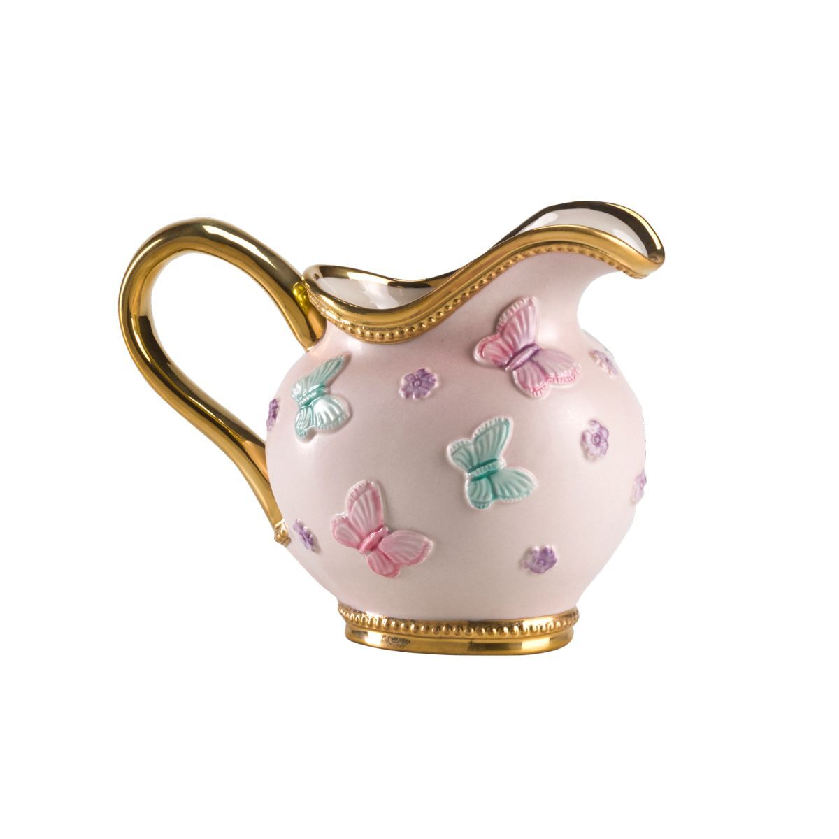 Посуда Butterfly Pastel Pink Creamer — Villari, коллекция Посуда