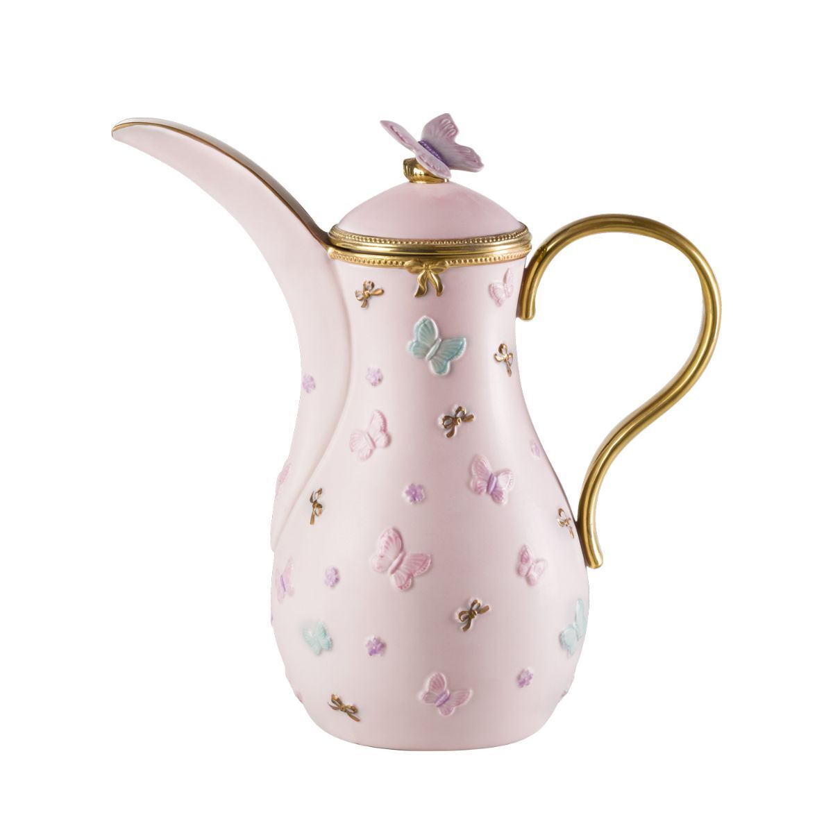 Посуда Butterfly Pastel Pink Dallah Thermos 0.5 Litre — Villari, коллекция Посуда