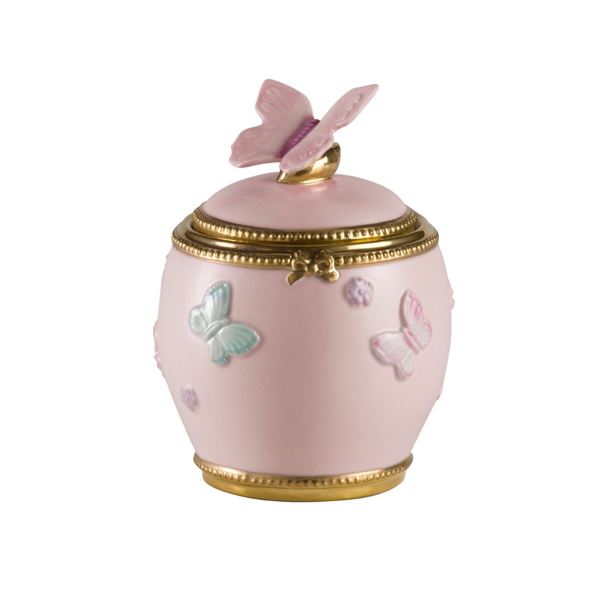 Посуда Butterfly Pastel Pink Sugar Bowl — Villari, коллекция Посуда