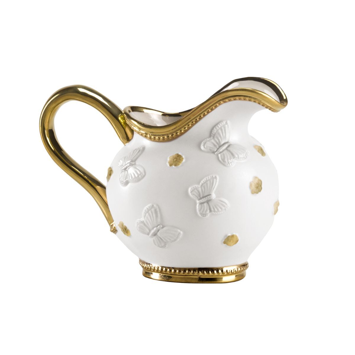 Посуда Butterfly White & Gold Creamer — Villari, коллекция Посуда