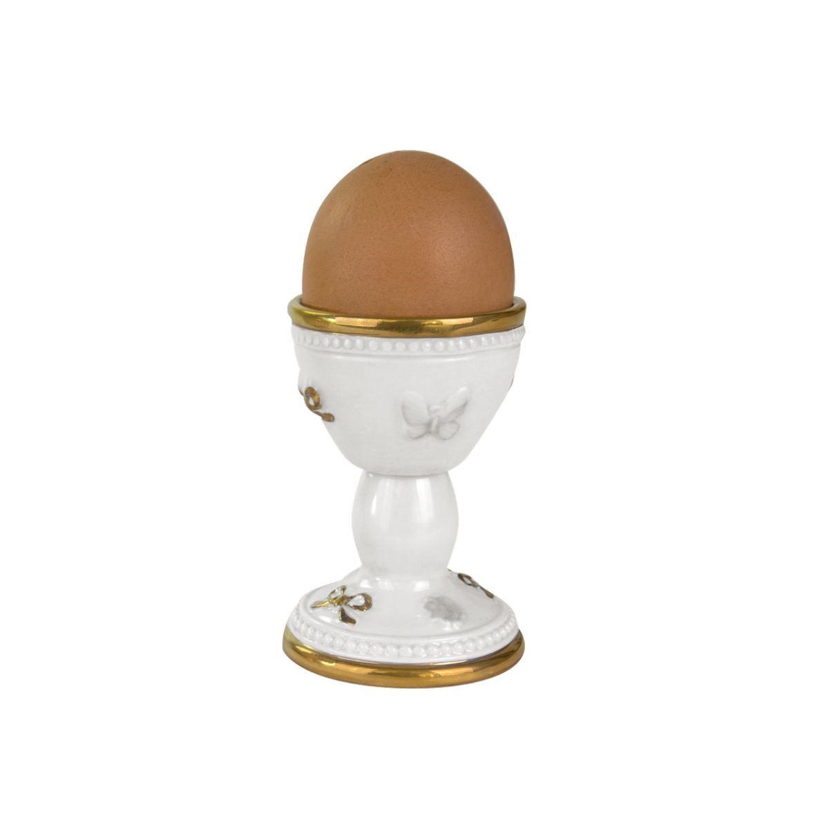 Посуда Butterfly White & Gold Egg Cup — Villari, коллекция Посуда