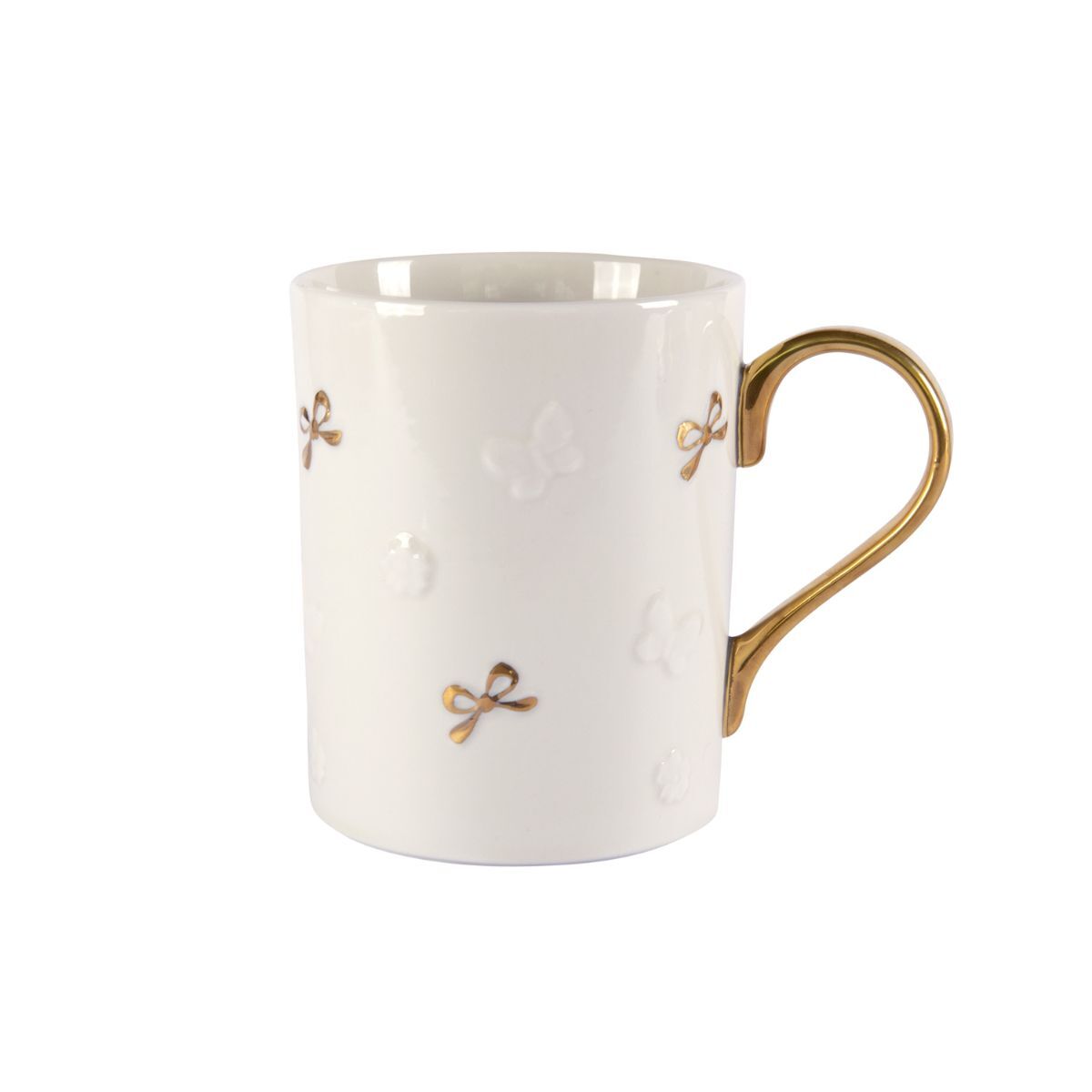 Посуда Butterfly White & Gold Mug — Villari, коллекция Посуда