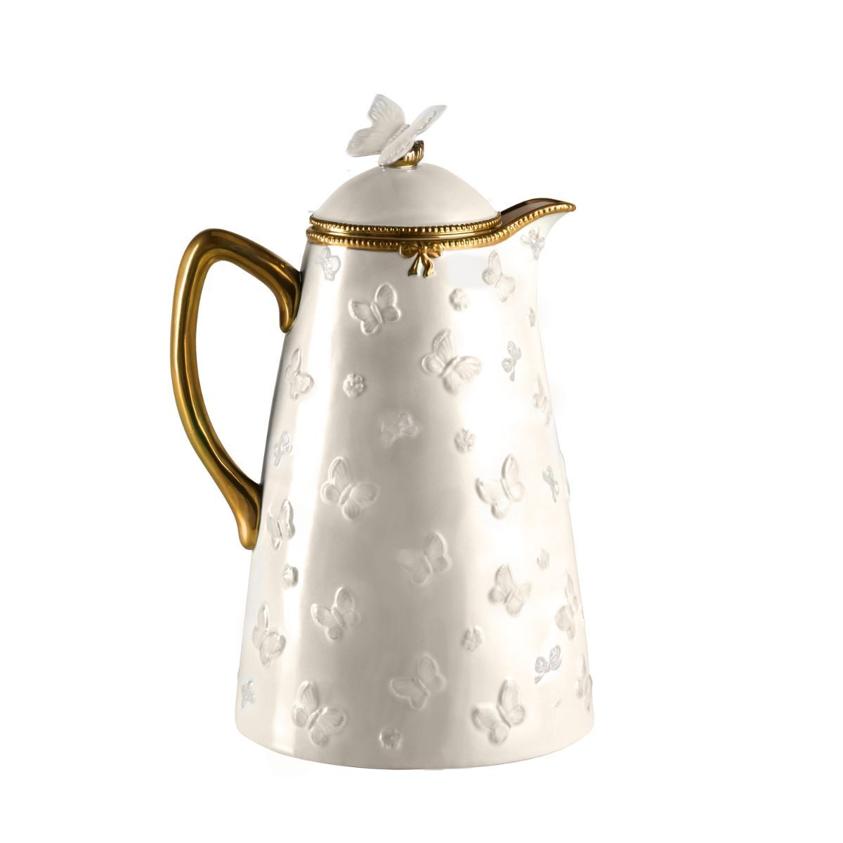 Посуда Butterfly White & Gold Thermos — Villari, коллекция Посуда