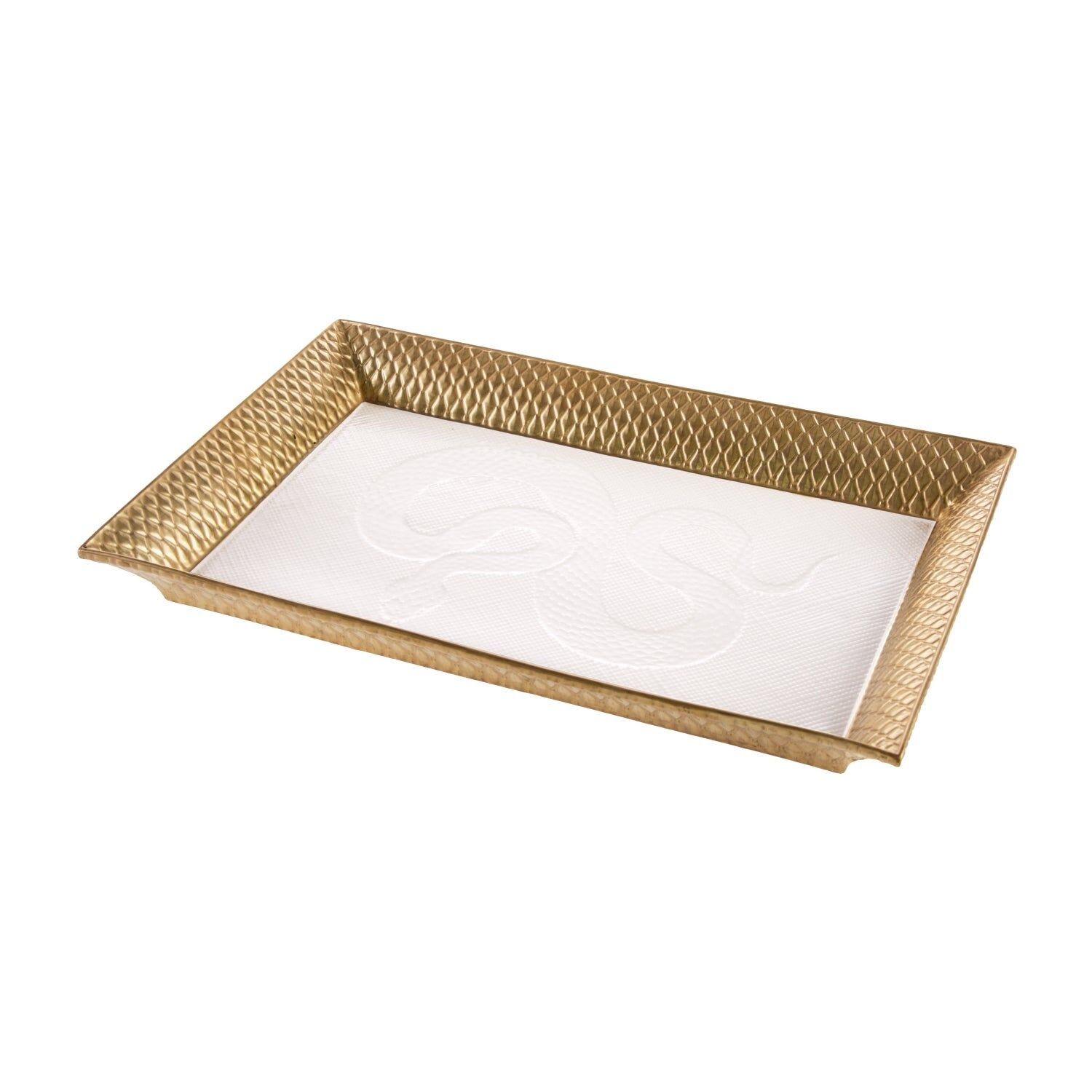 Посуда Eden Garden White & Gold Tray — Villari, коллекция Посуда