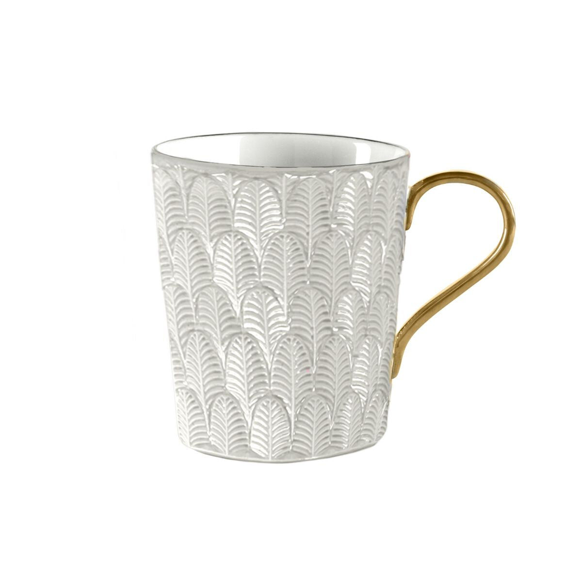 Посуда Peacock Mug - White & Gold — Villari, коллекция Посуда