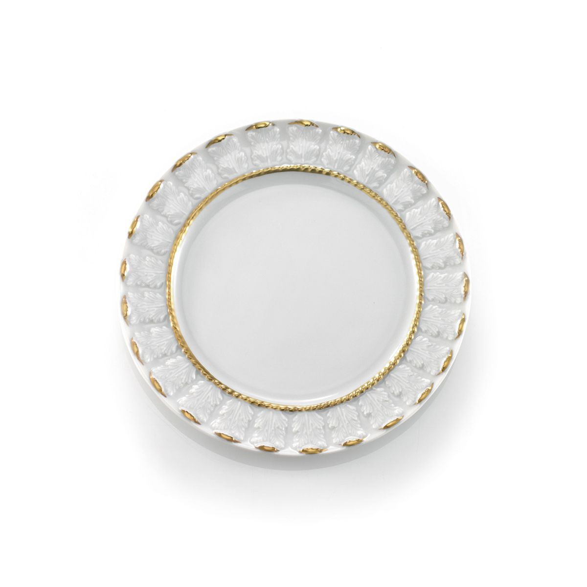 Посуда Queen Elizabeth White & Gold Bread & Butter Plate — Villari, коллекция Посуда