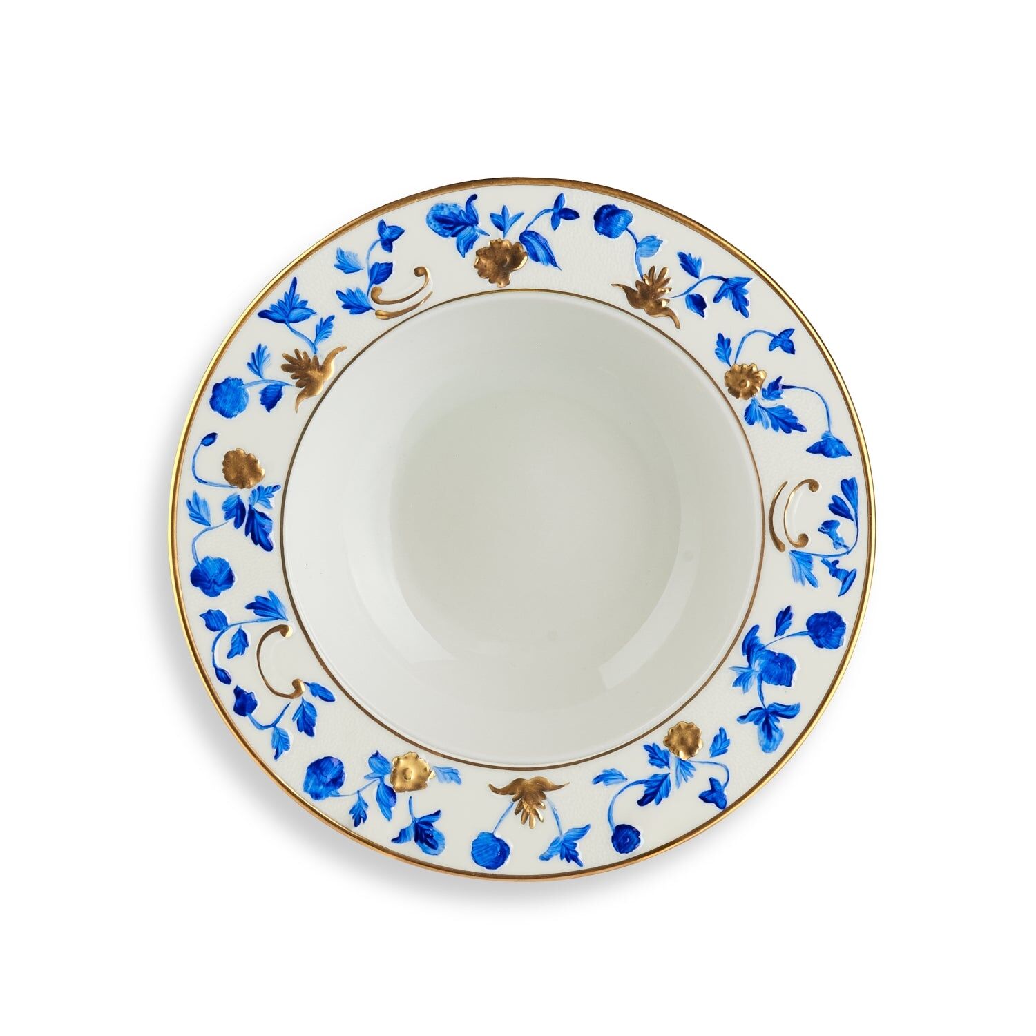Посуда Taormina Capri & Gold Rim Soup Plate — Villari, коллекция Посуда