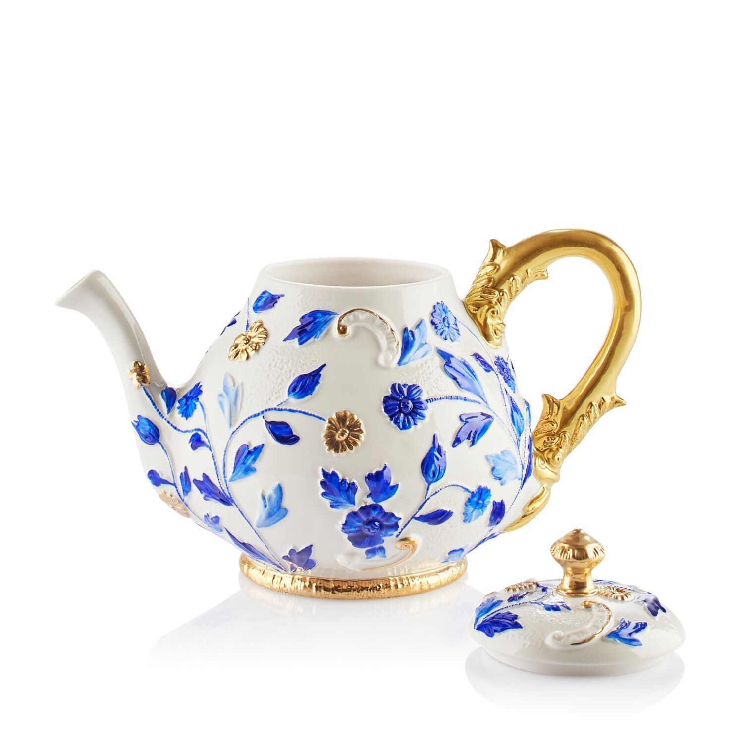 Посуда Taormina Capri & Gold Tea Pot — Villari, кадр 2