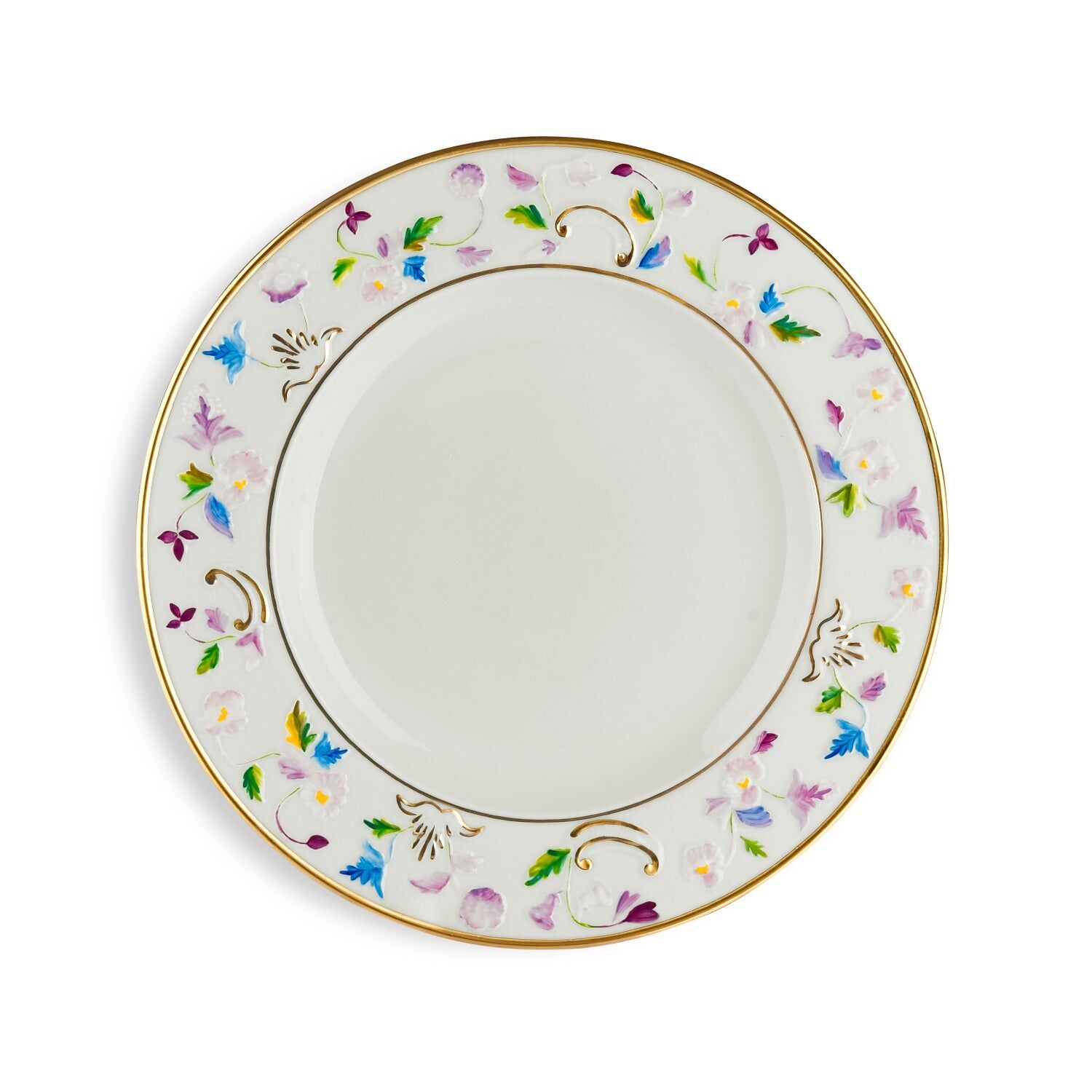 Посуда Taormina Multicolor & Gold Dinner Plate — Villari, коллекция Посуда