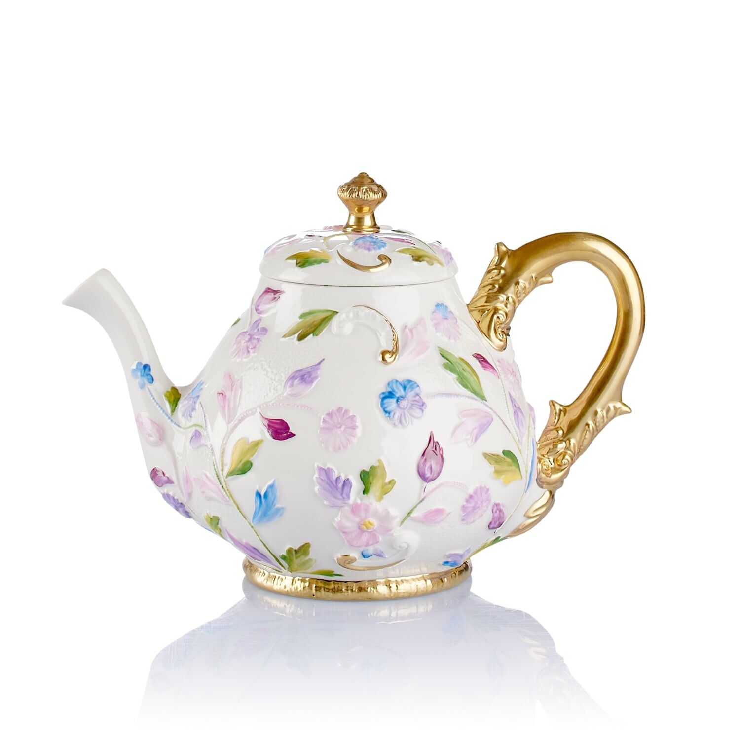 Посуда Taormina Multicolor & Gold Tea Pot — Villari, коллекция Посуда