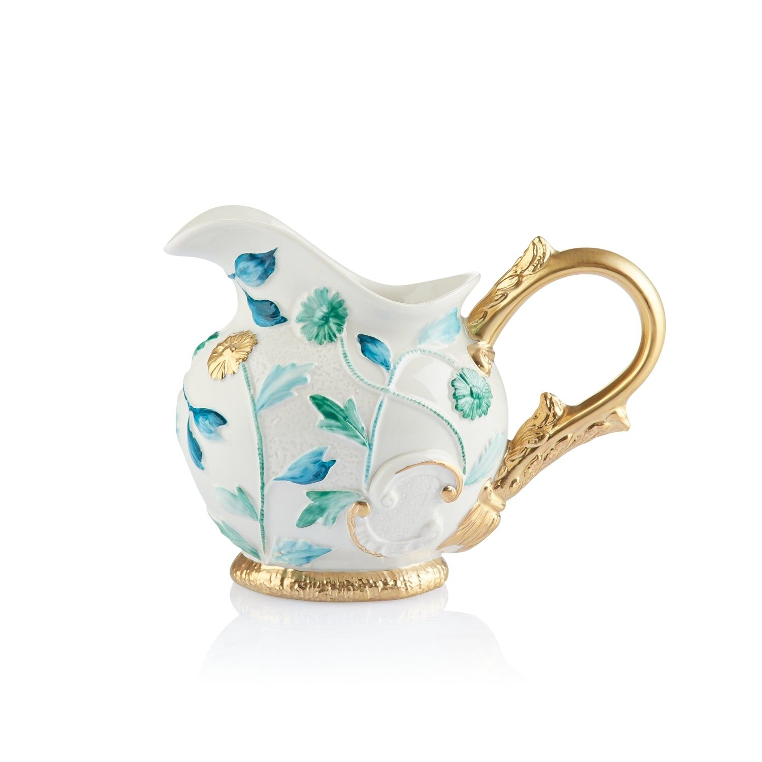 Посуда Taormina Smeralda & Gold Creamer — Villari, коллекция Посуда