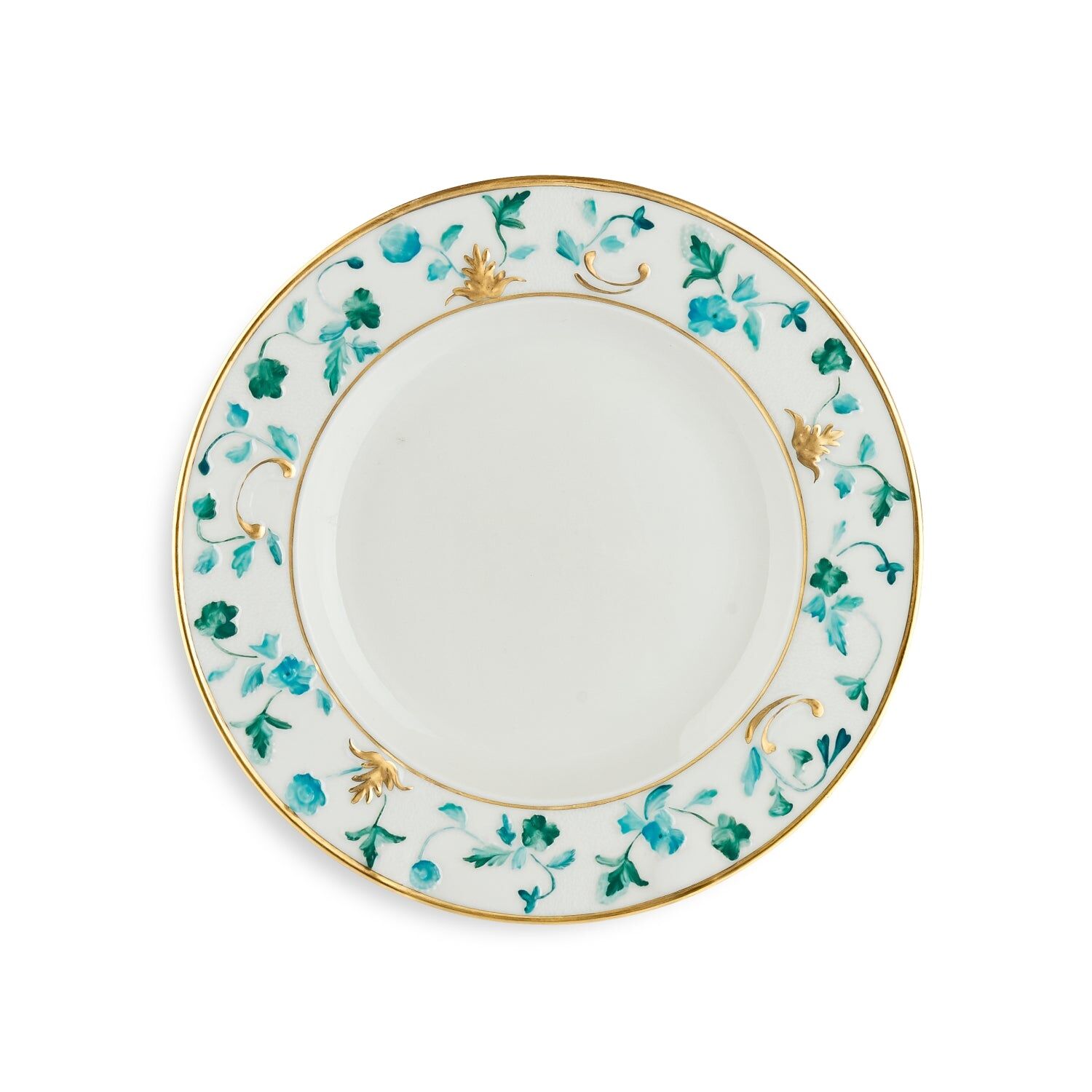 Посуда Taormina Smeralda & Gold Dessert Plate — Villari, коллекция Посуда