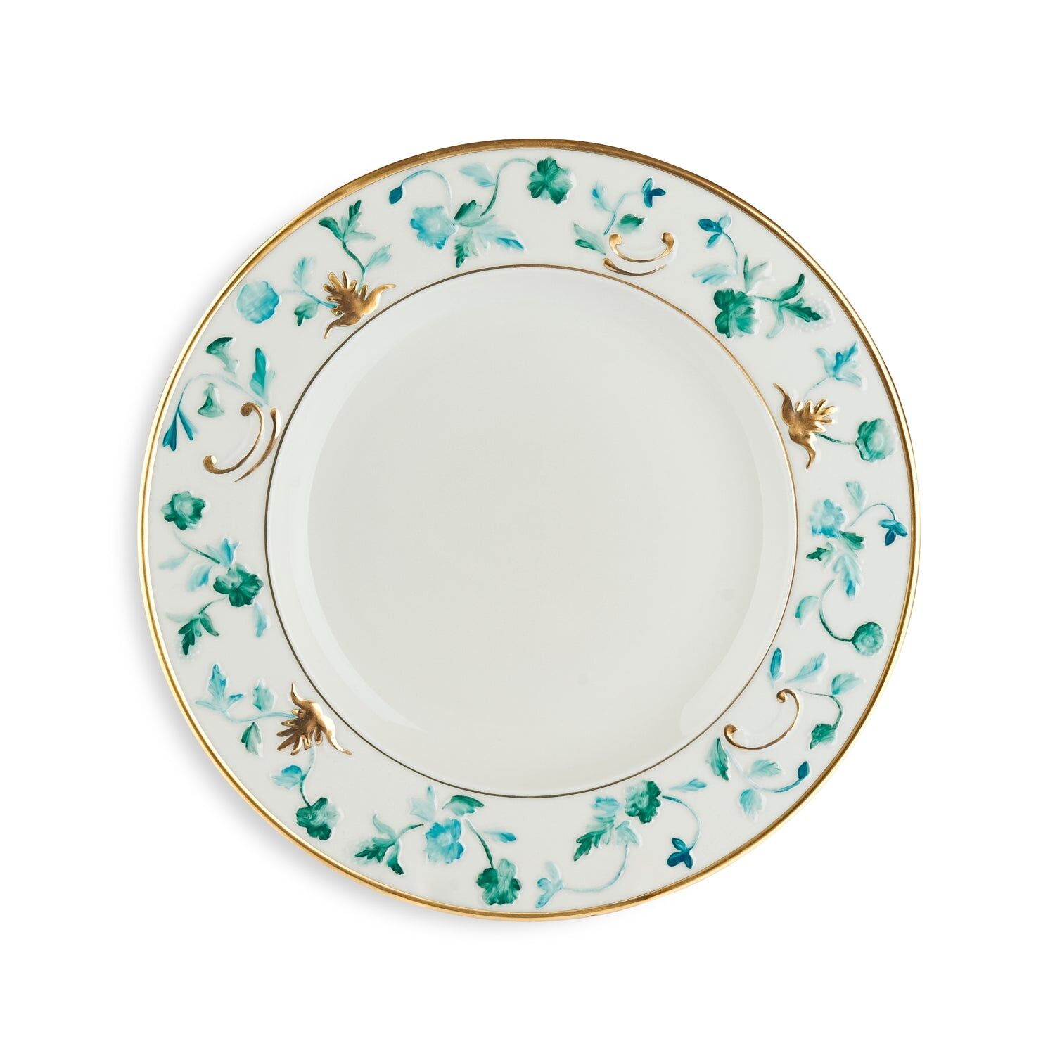 Посуда Taormina Smeralda & Gold Dinner Plate — Villari, коллекция Посуда