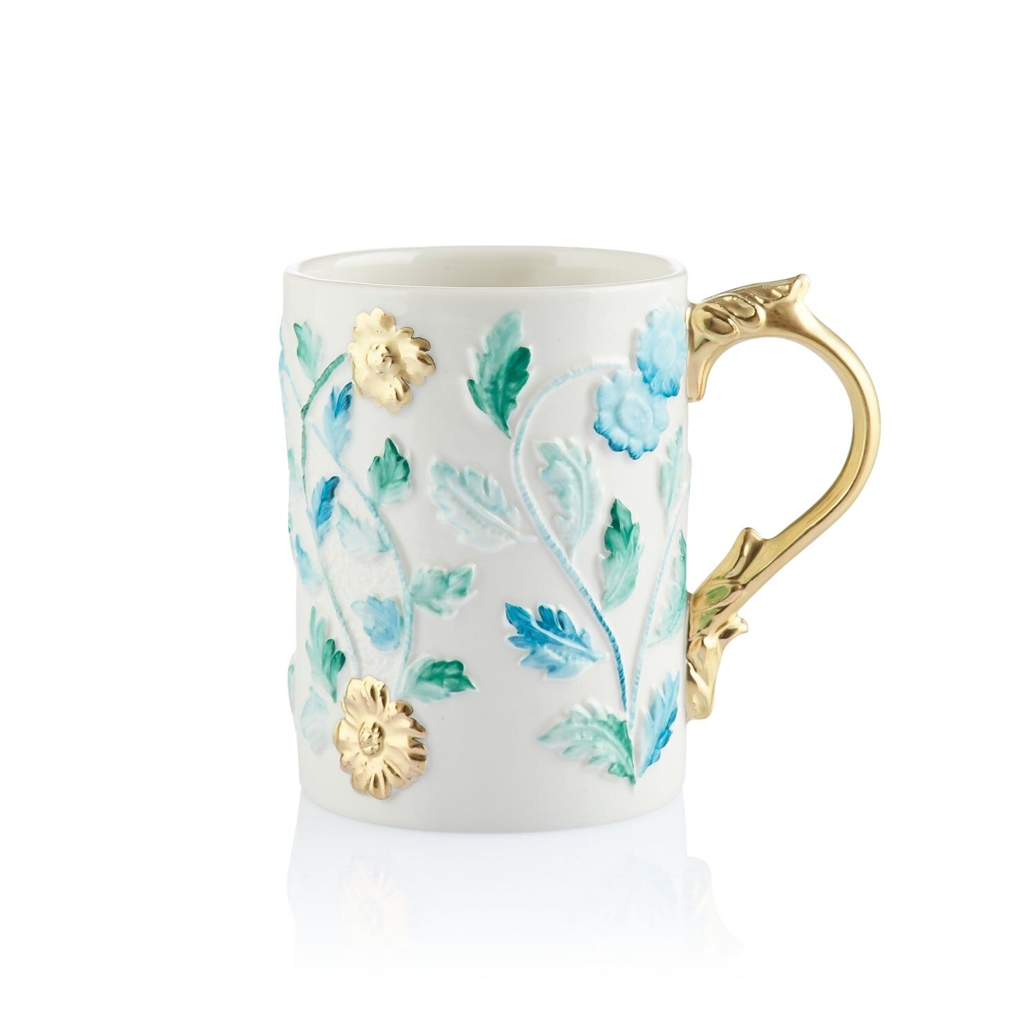 Посуда Taormina Smeralda & Gold Mug — Villari, коллекция Посуда