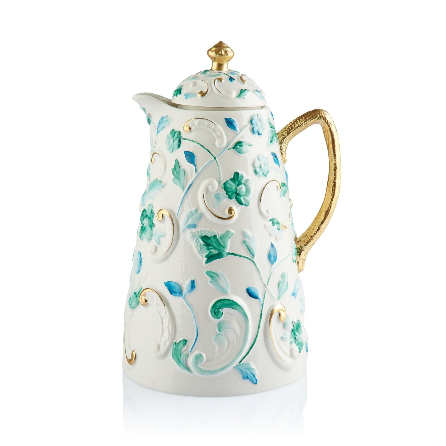 Посуда Taormina Smeralda & Gold Thermos — Villari, коллекция Посуда