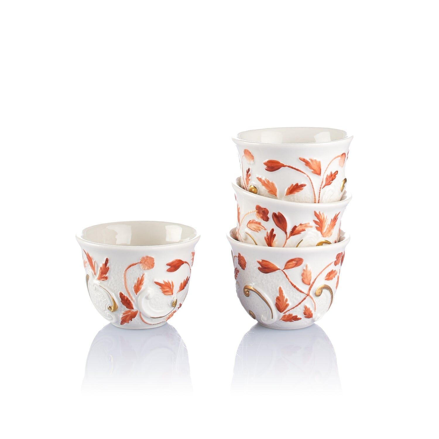 Посуда Taormina Terracotta & Gold Arabic Coffee Cup — Villari, кадр 2