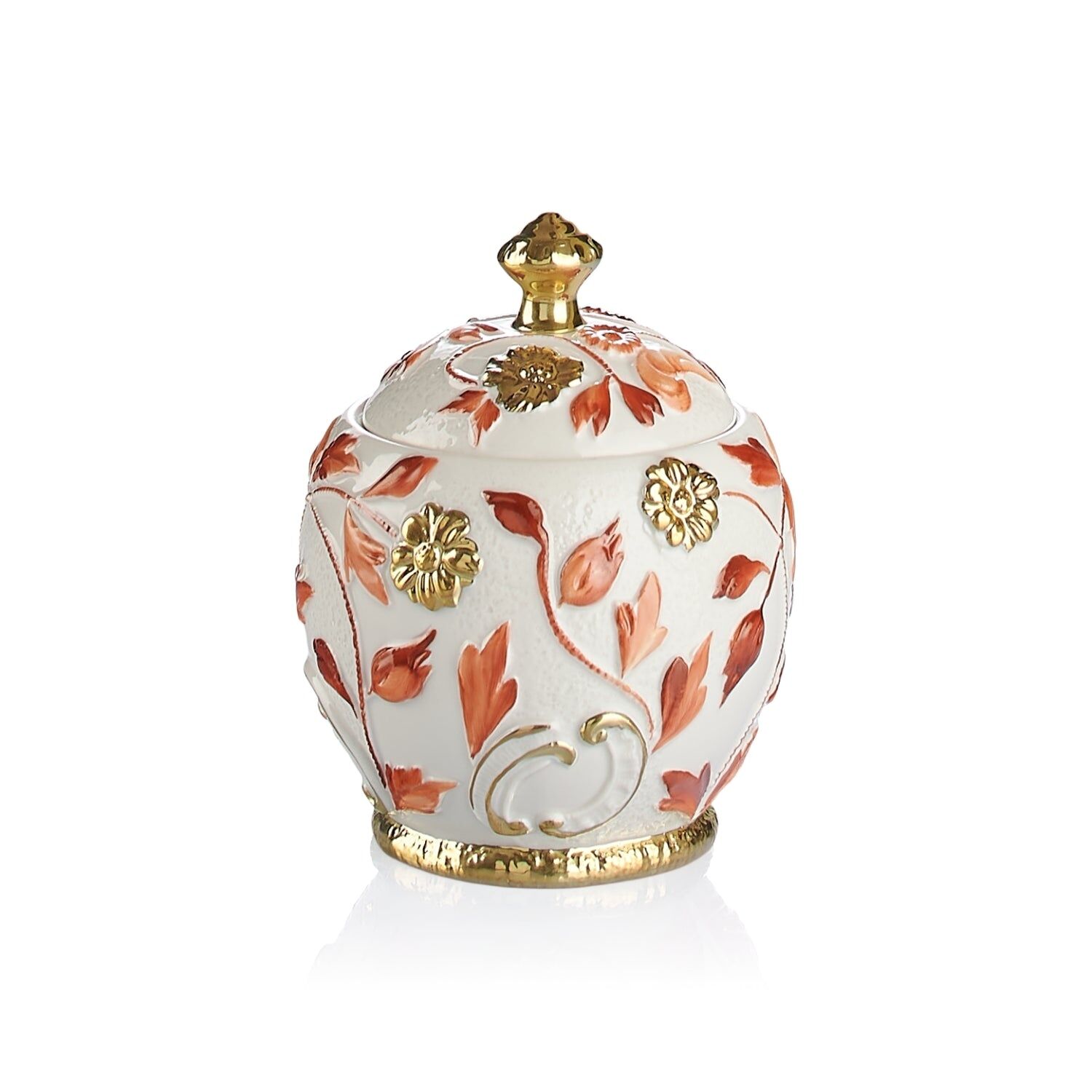 Посуда Taormina Terracotta & Gold Sugar Bowl — Villari, коллекция Посуда