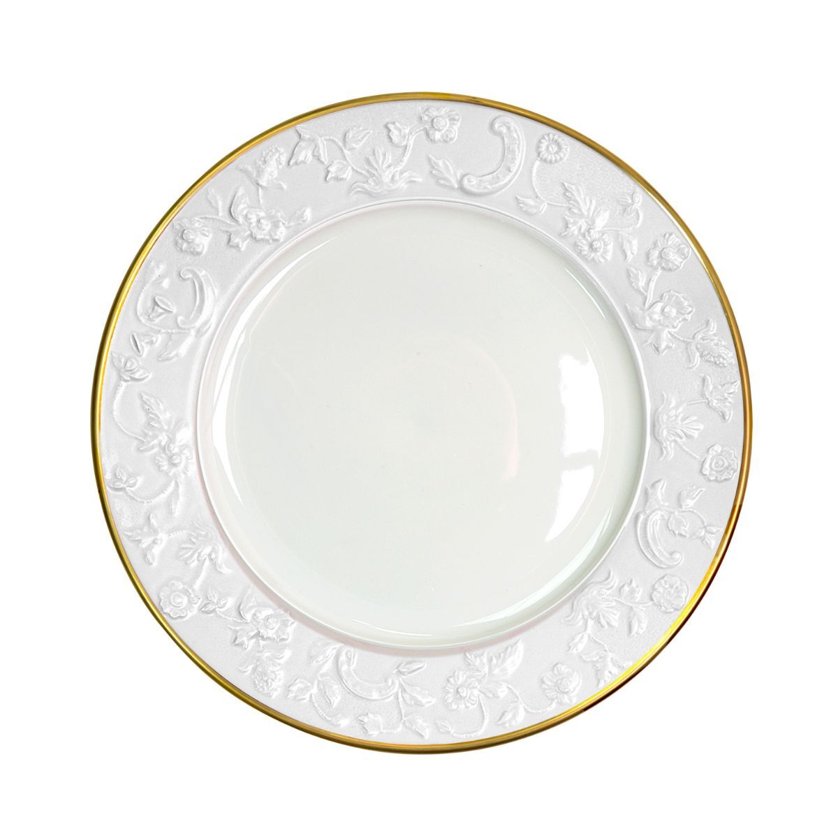 Посуда Taormina White & Gold Charger Plate — Villari, коллекция Посуда