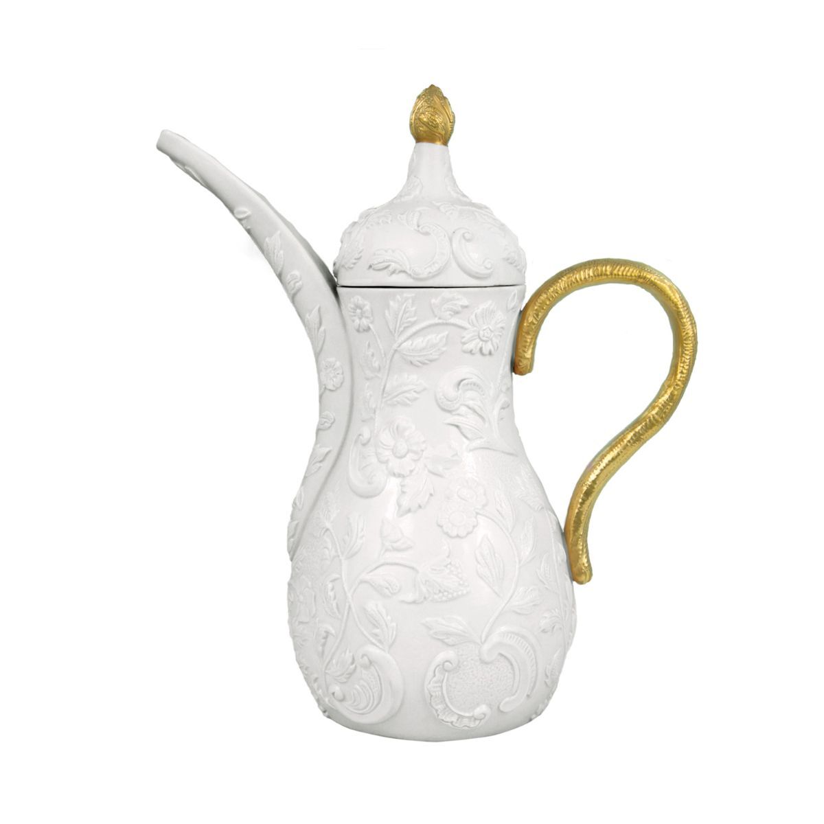 Посуда Taormina White & Gold Dallah Thermos 0.5 Litre — Villari, коллекция Посуда