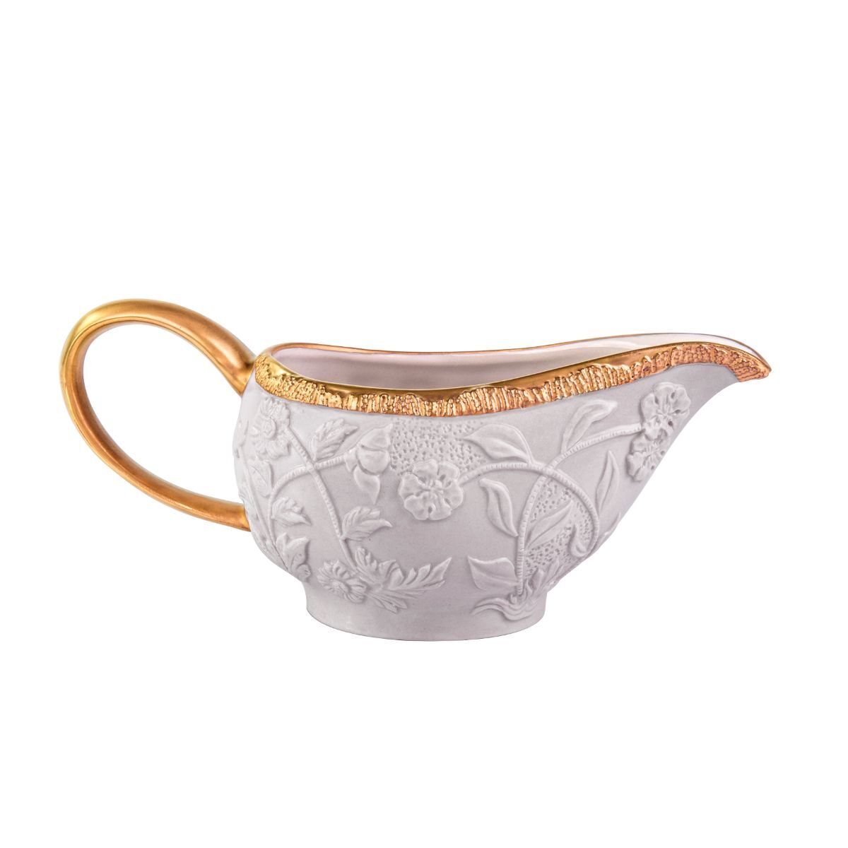 Посуда Taormina White & Gold Gravy Boat — Villari, коллекция Посуда