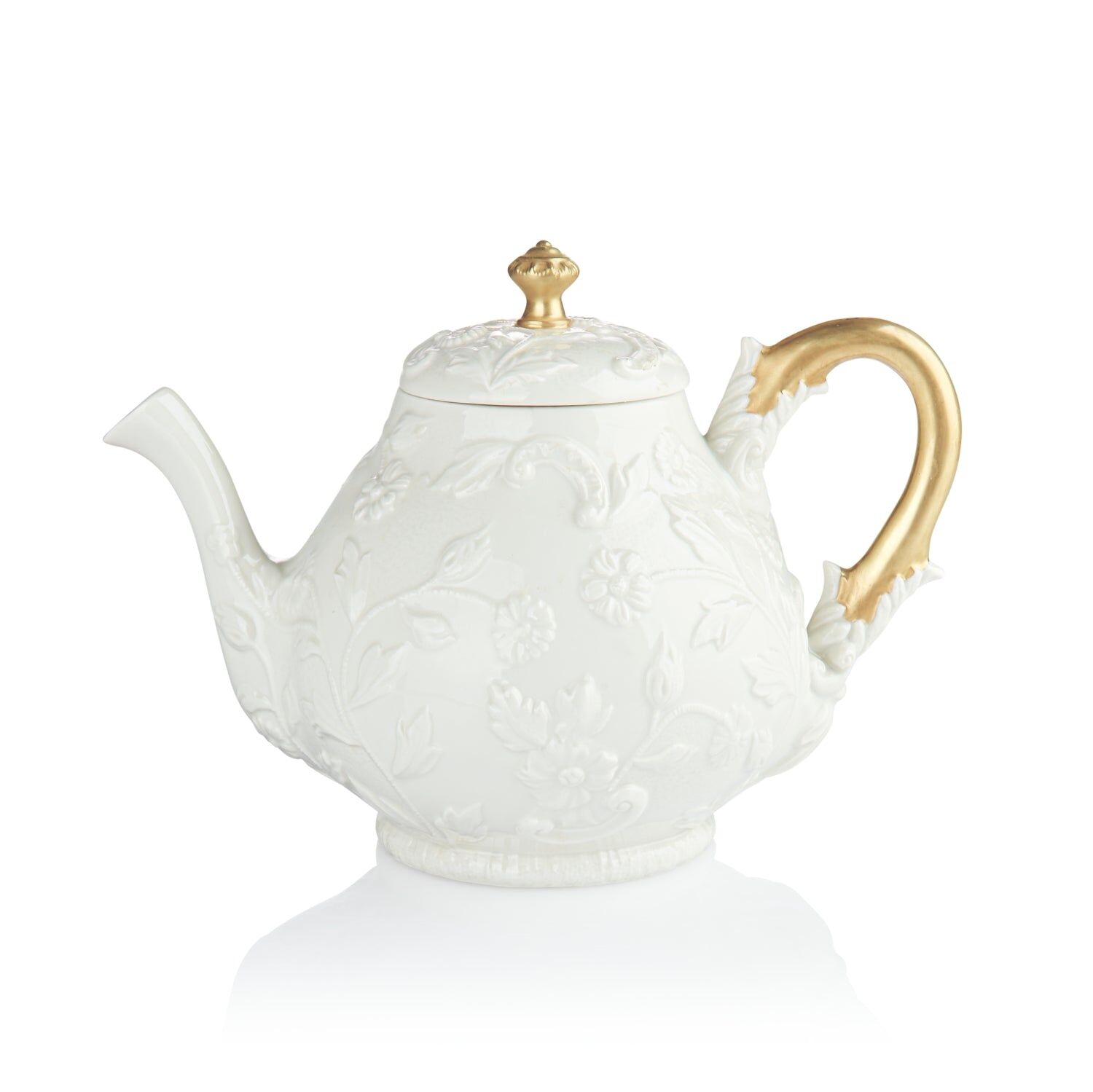 Посуда Taormina White & Gold Teapot — Villari, коллекция Посуда
