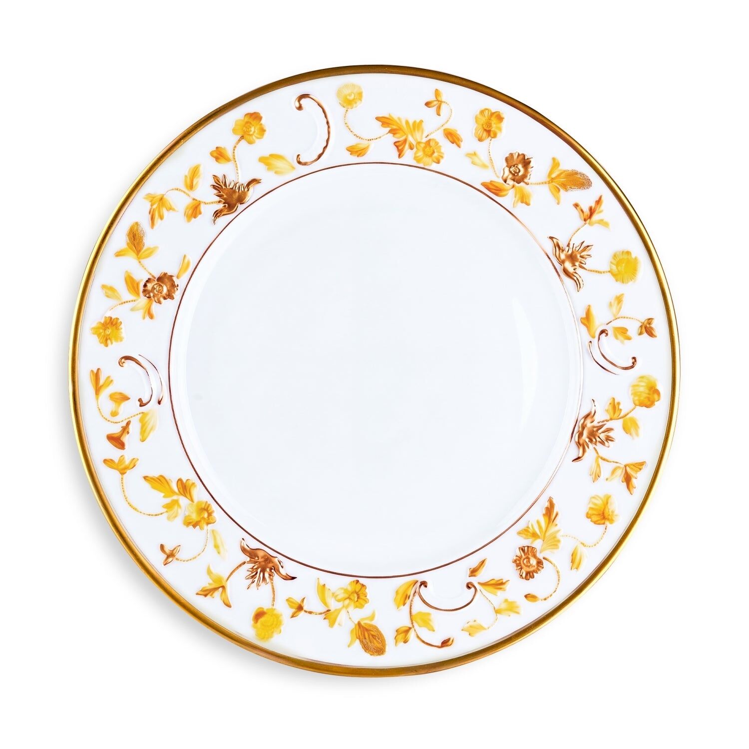 Посуда Taormina Zafferano & Gold Charger Plate — Villari, коллекция Посуда