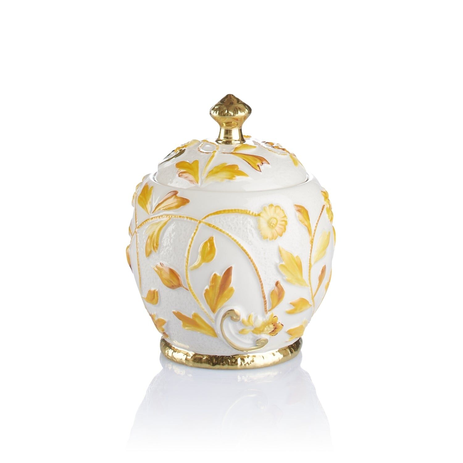 Посуда Taormina Zafferano & Gold Sugar Bowl — Villari, коллекция Посуда