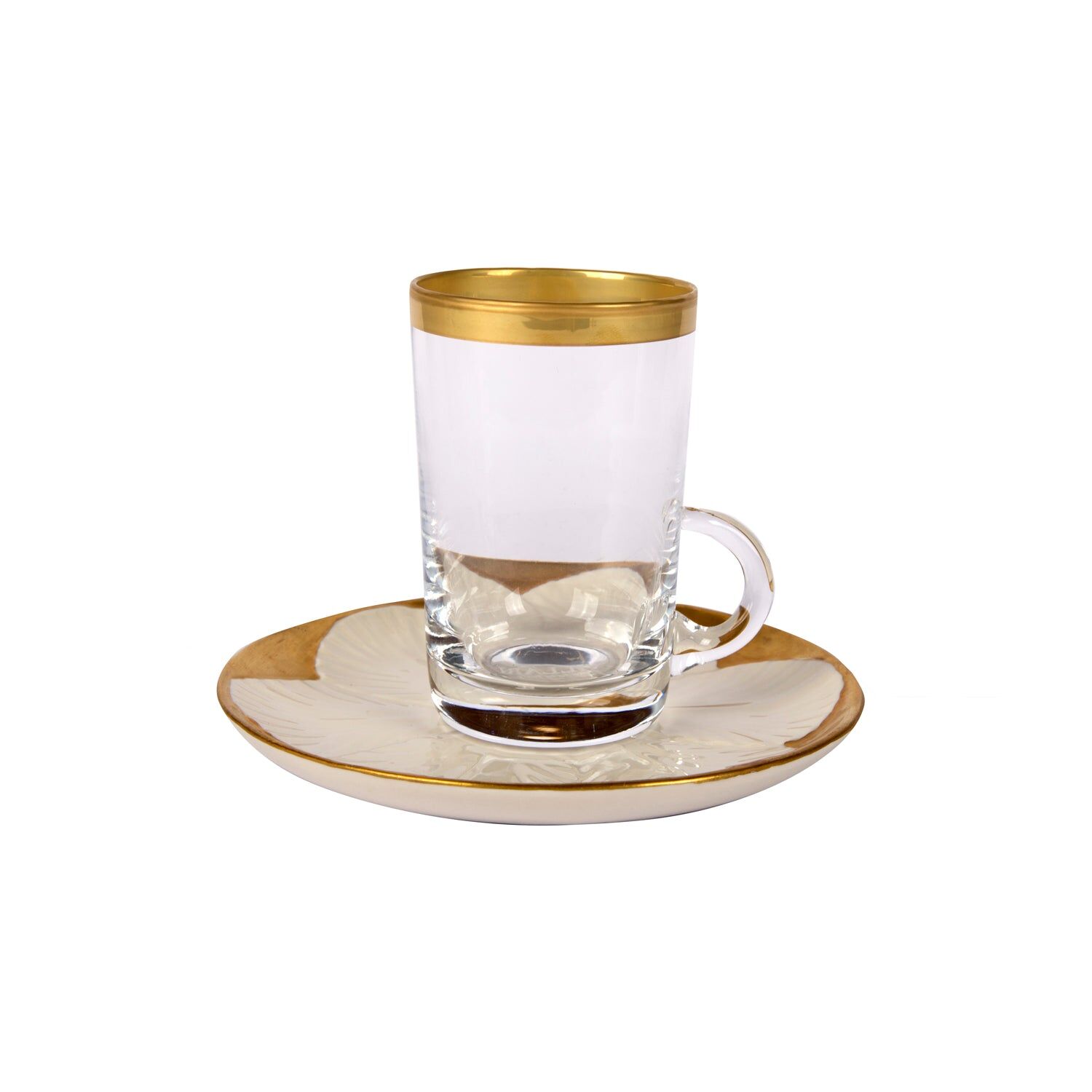 Посуда Tulip Arabic Tea Cup - White & Gold — Villari, коллекция Посуда