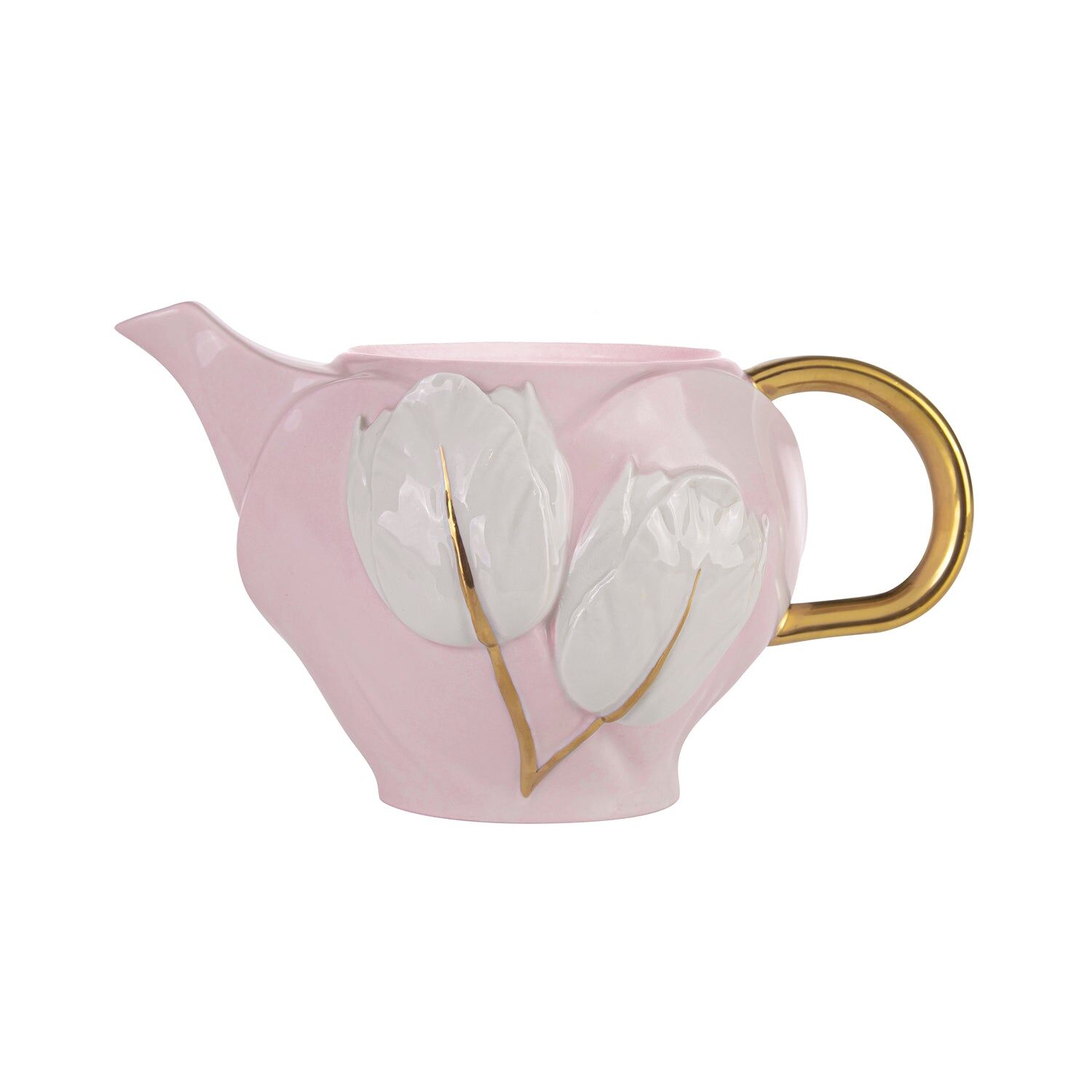 Посуда Tulip Creamer - Pink & White — Villari, коллекция Посуда