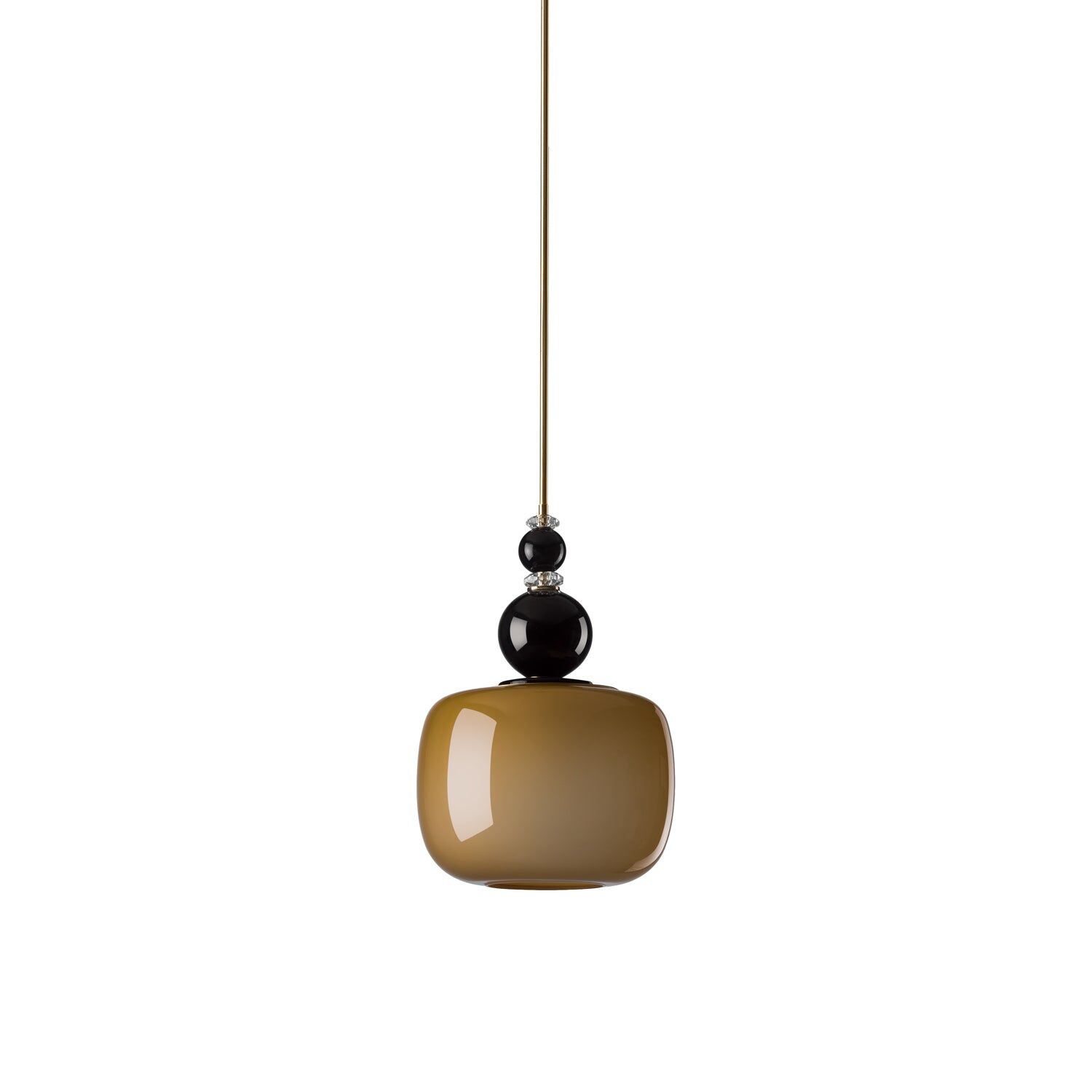 Ceiling lights 80'S Farrah Pendant Light - Golden & Black — Villari, collection Свет