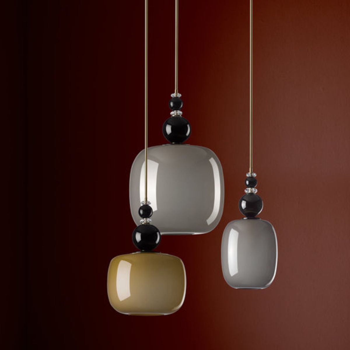 Потолочный светильник 80'S Jane Pendant Light - Grey & Black — Villari, кадр 2