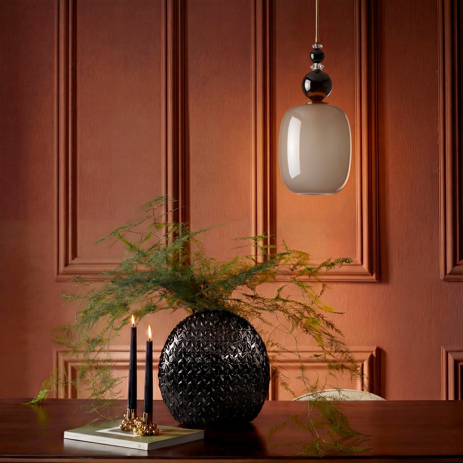 Потолочный светильник 80'S Twiggy Pendant Light - Grey & Black — Villari, кадр 2