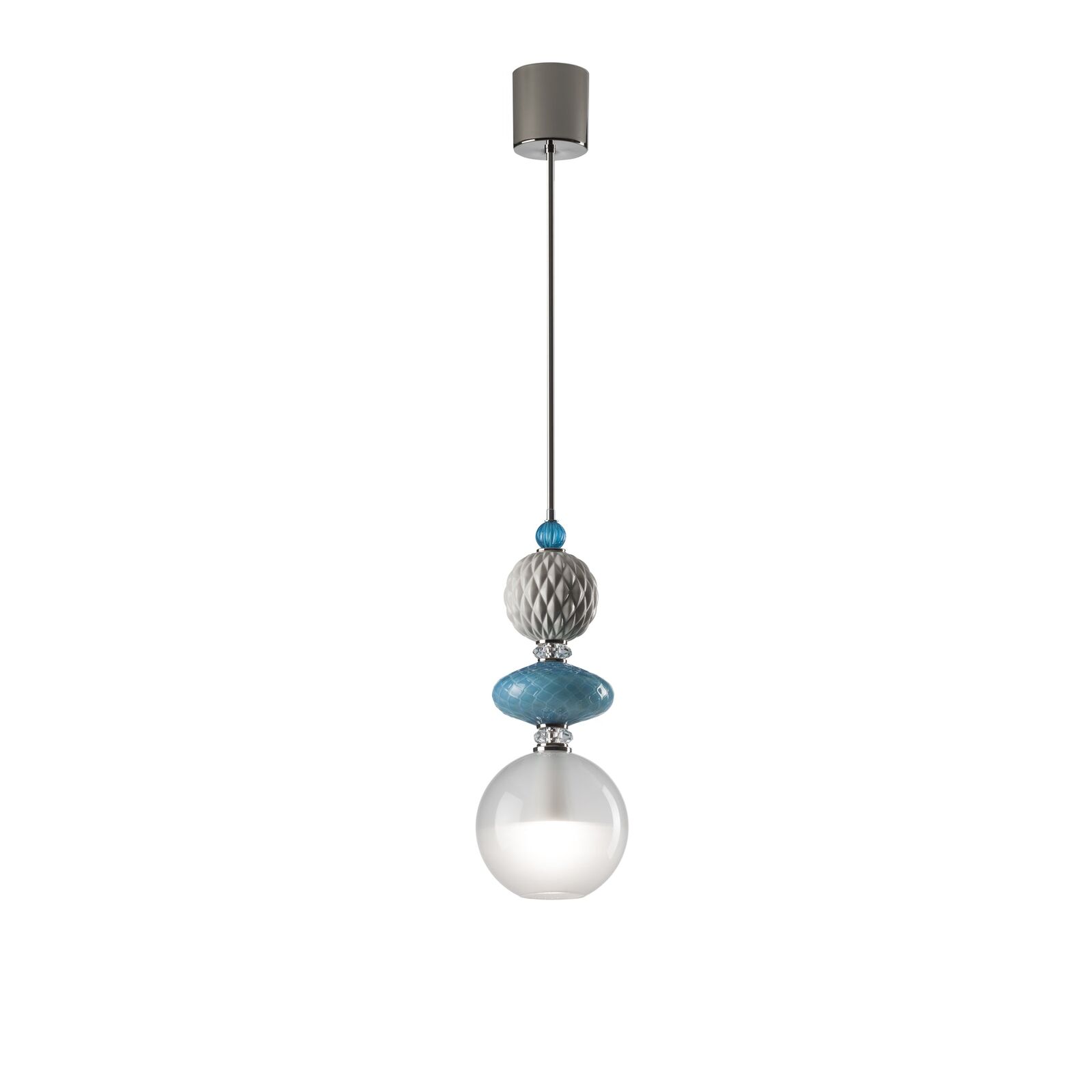 Потолочный светильник Divas Audrey Pendant Light - Pearl Grey & Turquoise — Villari, кадр 3