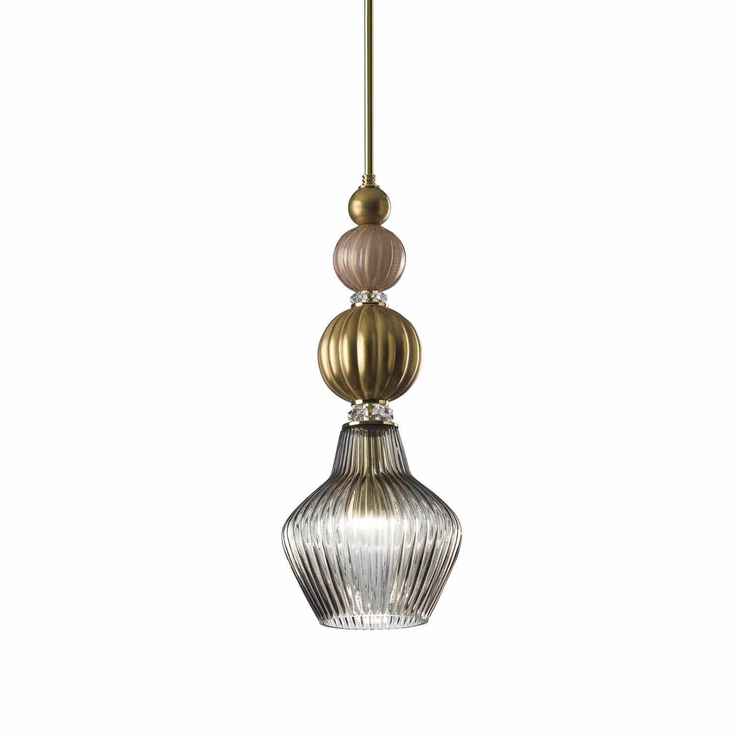 Ceiling lights Divas Grace Pendant Light - Gold & Transparent — Villari, collection Свет