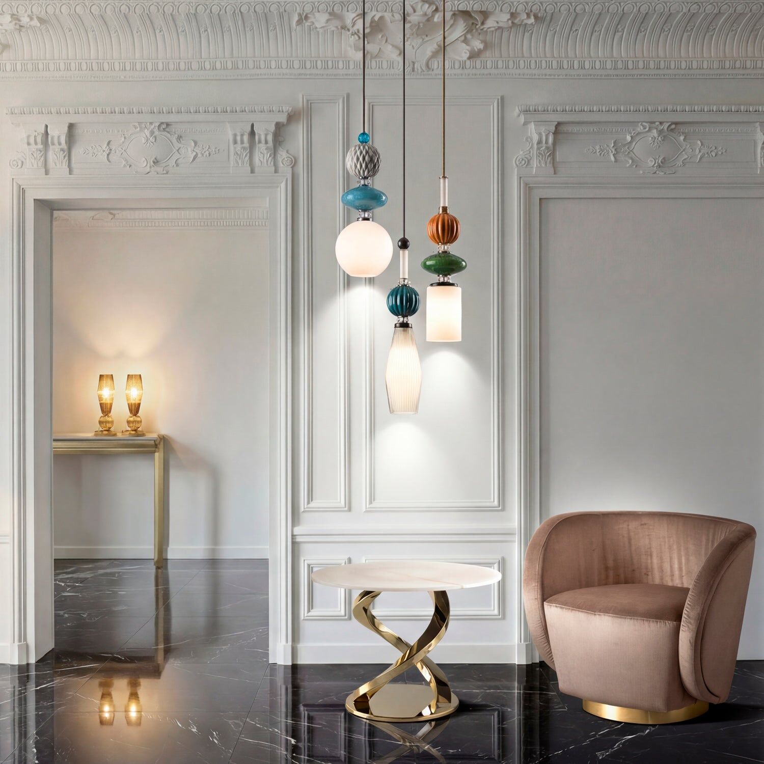 Потолочный светильник Divas Lola Pendant Light - Octante & Transparent — Villari, кадр 4