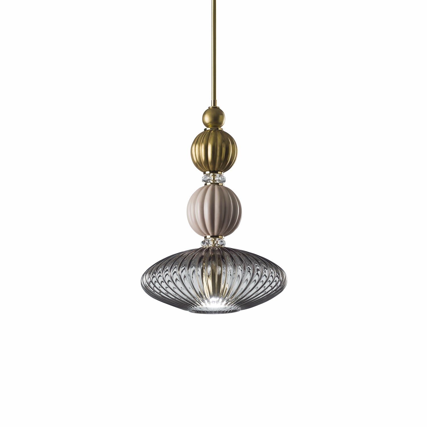 Ceiling lights Divas Rita Pendant Light - Gold & Transparent — Villari, collection Свет