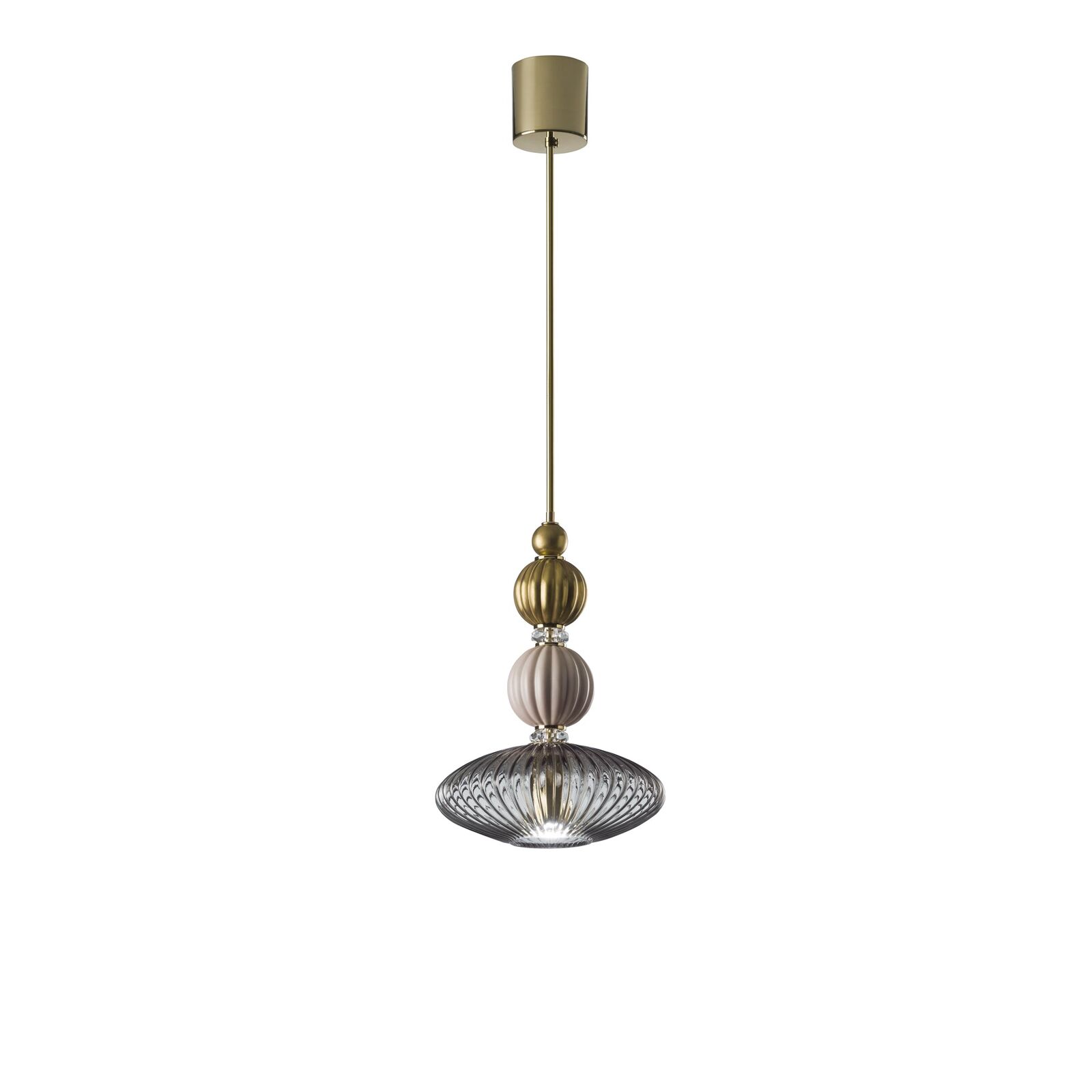 Потолочный светильник Divas Rita Pendant Light - Gold & Transparent — Villari, кадр 2